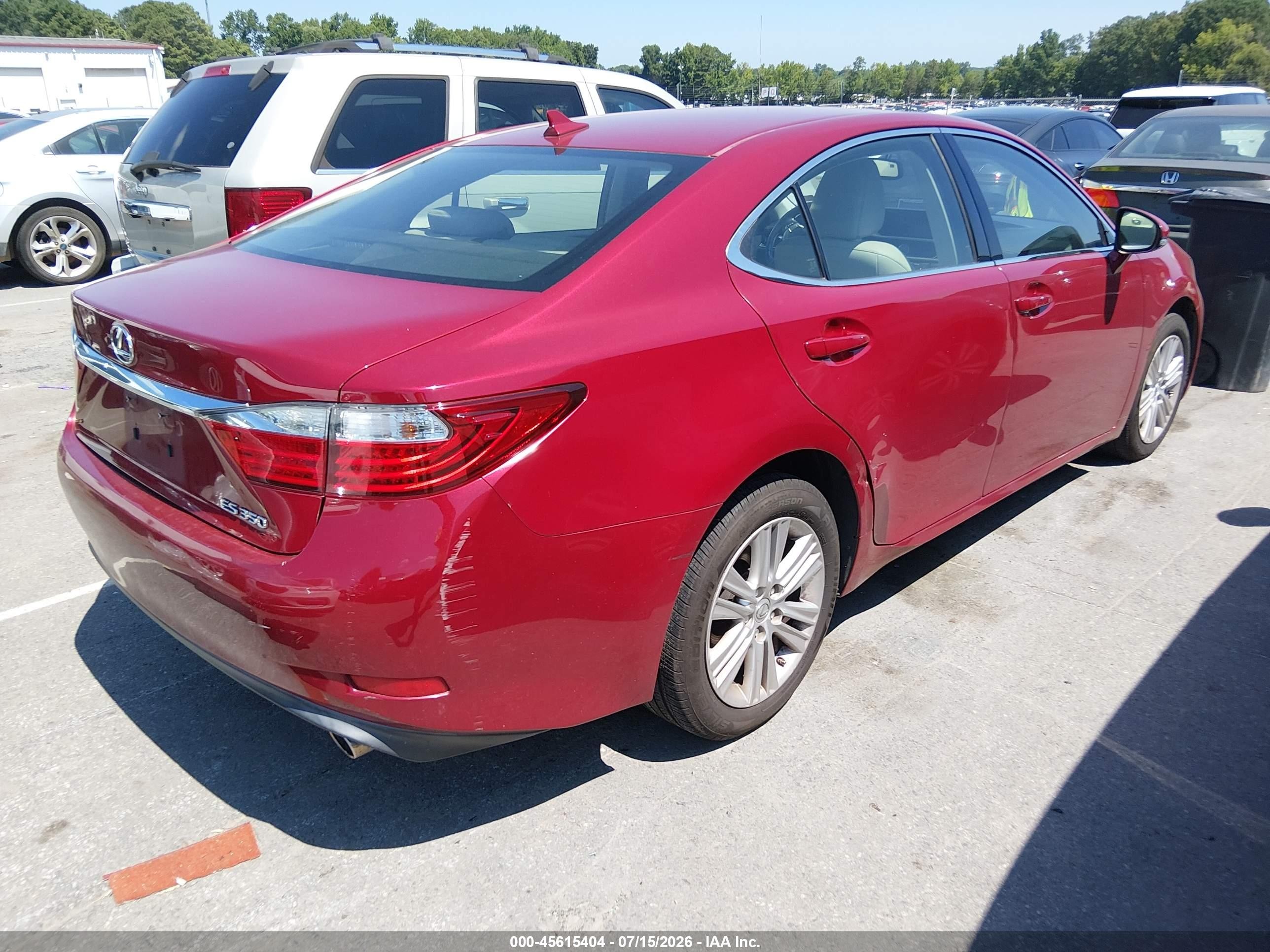 2014 Lexus Es 350   Burgundy vin: JTHBK1GG5E2149378