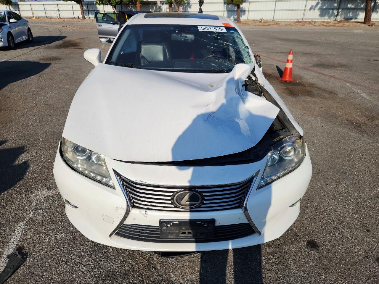 2014 Lexus Es 350 White vin: JTHBK1GG5E2150126