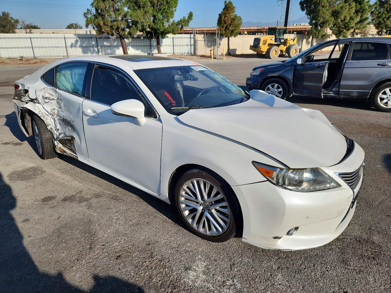 2014 Lexus Es 350 White vin: JTHBK1GG5E2150126