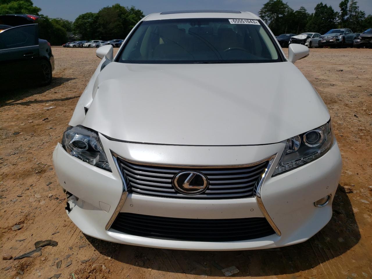 2015 Lexus Es 350 White vin: JTHBK1GG5F2152203