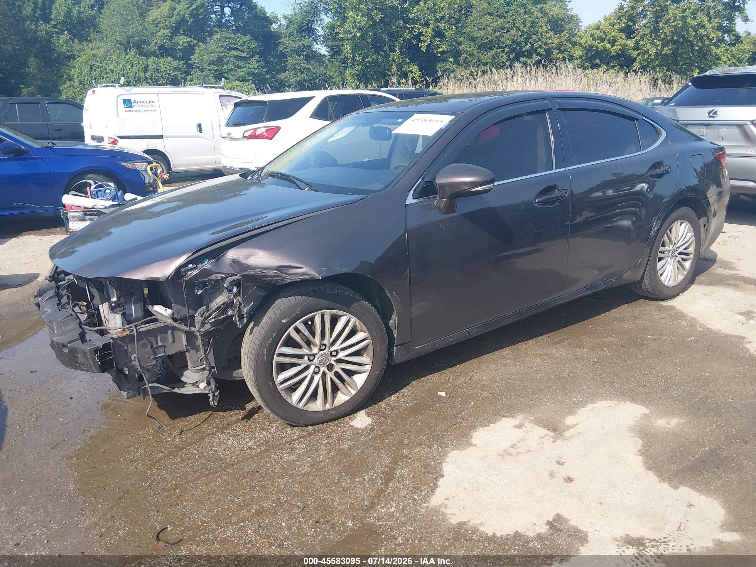 2015 Lexus Es 350 Gray vin: JTHBK1GG5F2166120