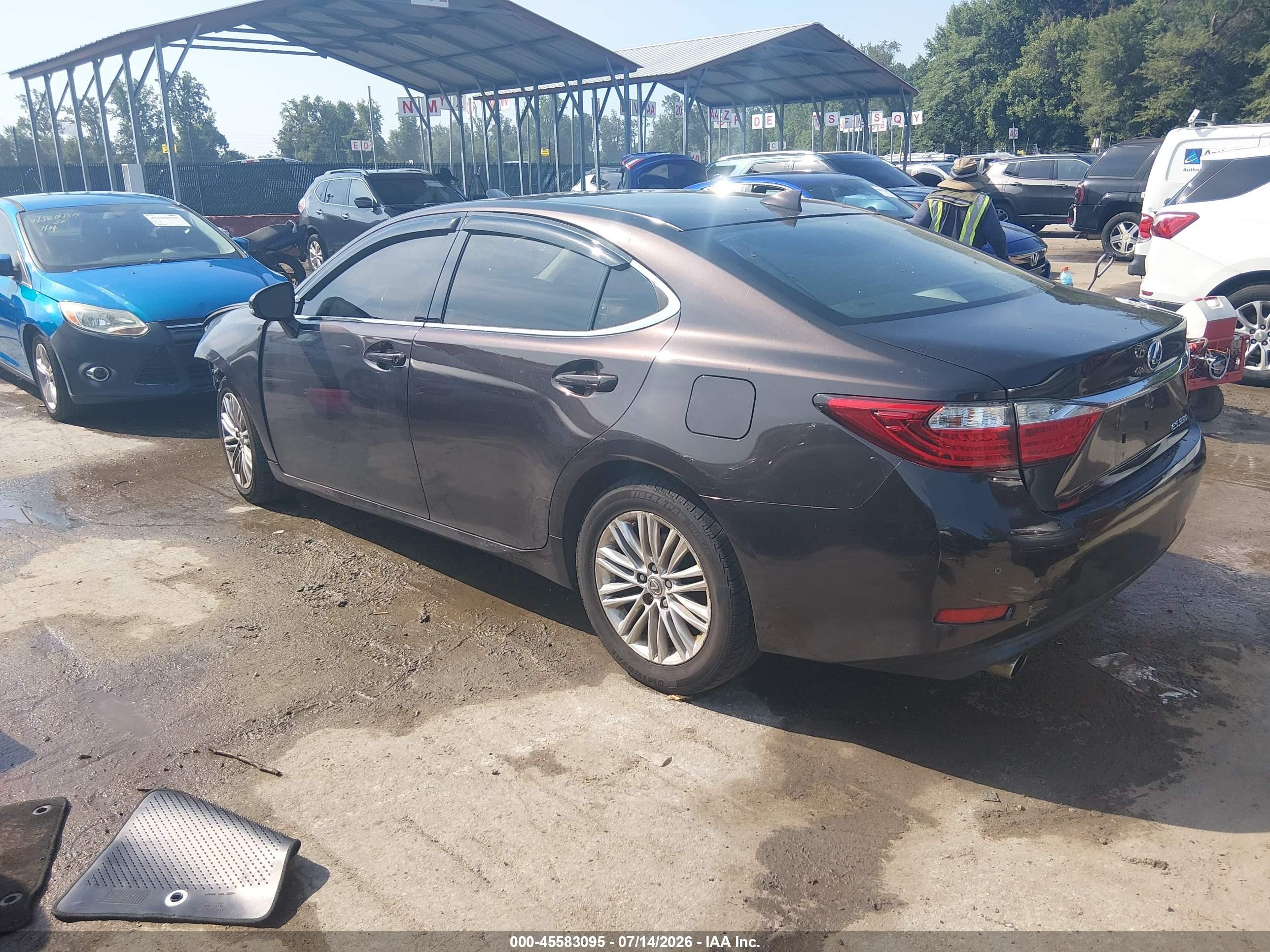 2015 Lexus Es 350 Gray vin: JTHBK1GG5F2166120