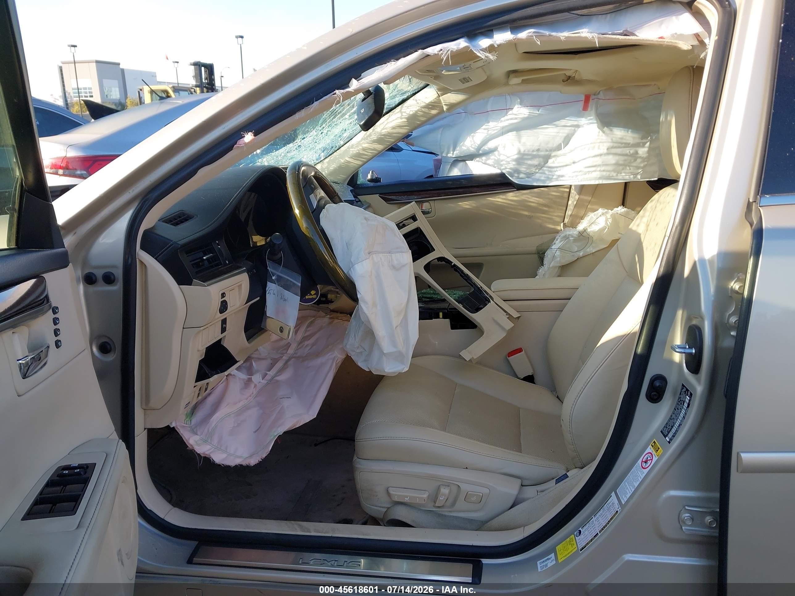 2015 Lexus Es 350   Бежевый vin: JTHBK1GG5F2173343
