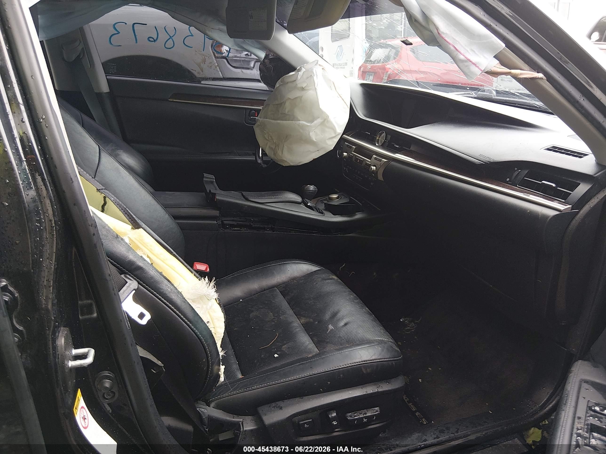 2015 Lexus Es 350   Black vin: JTHBK1GG5F2190255