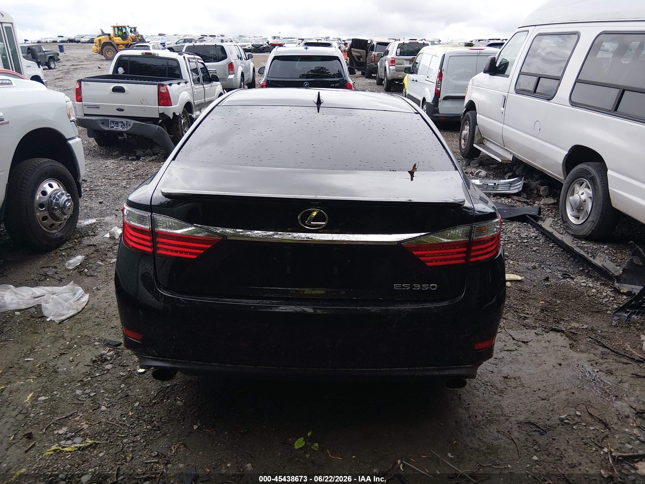 2015 Lexus Es 350   Black vin: JTHBK1GG5F2190255