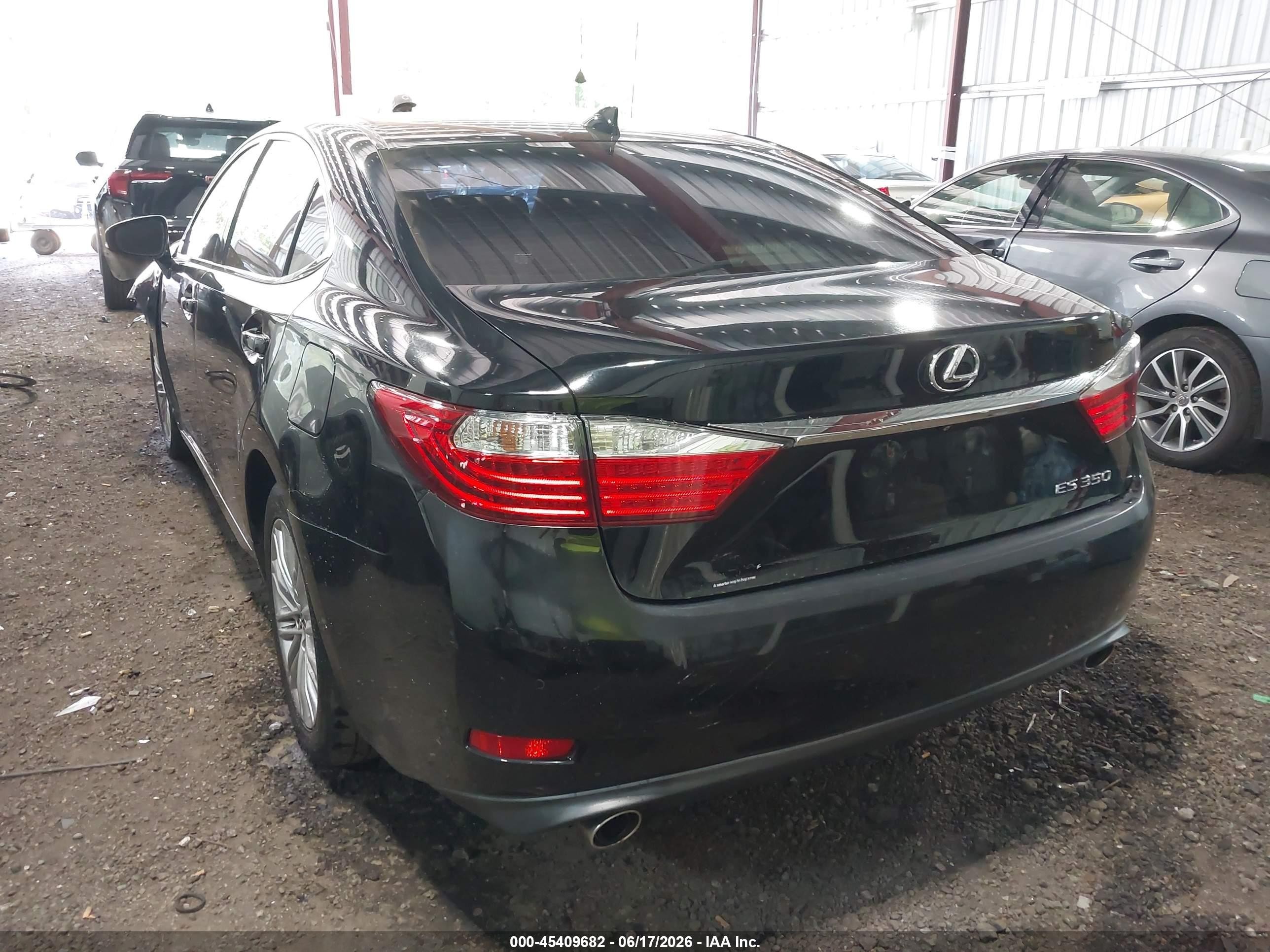2015 Lexus Es 350   Black vin: JTHBK1GG5F2192720
