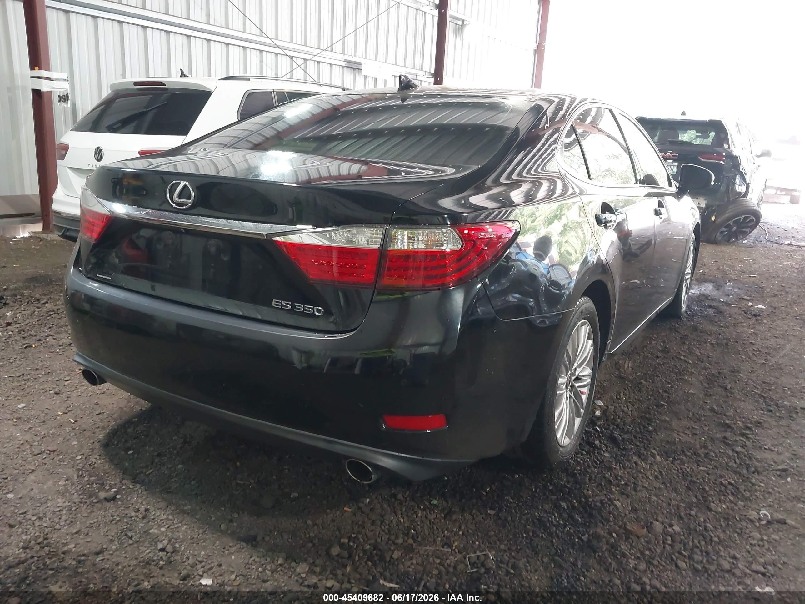 2015 Lexus Es 350   Black vin: JTHBK1GG5F2192720