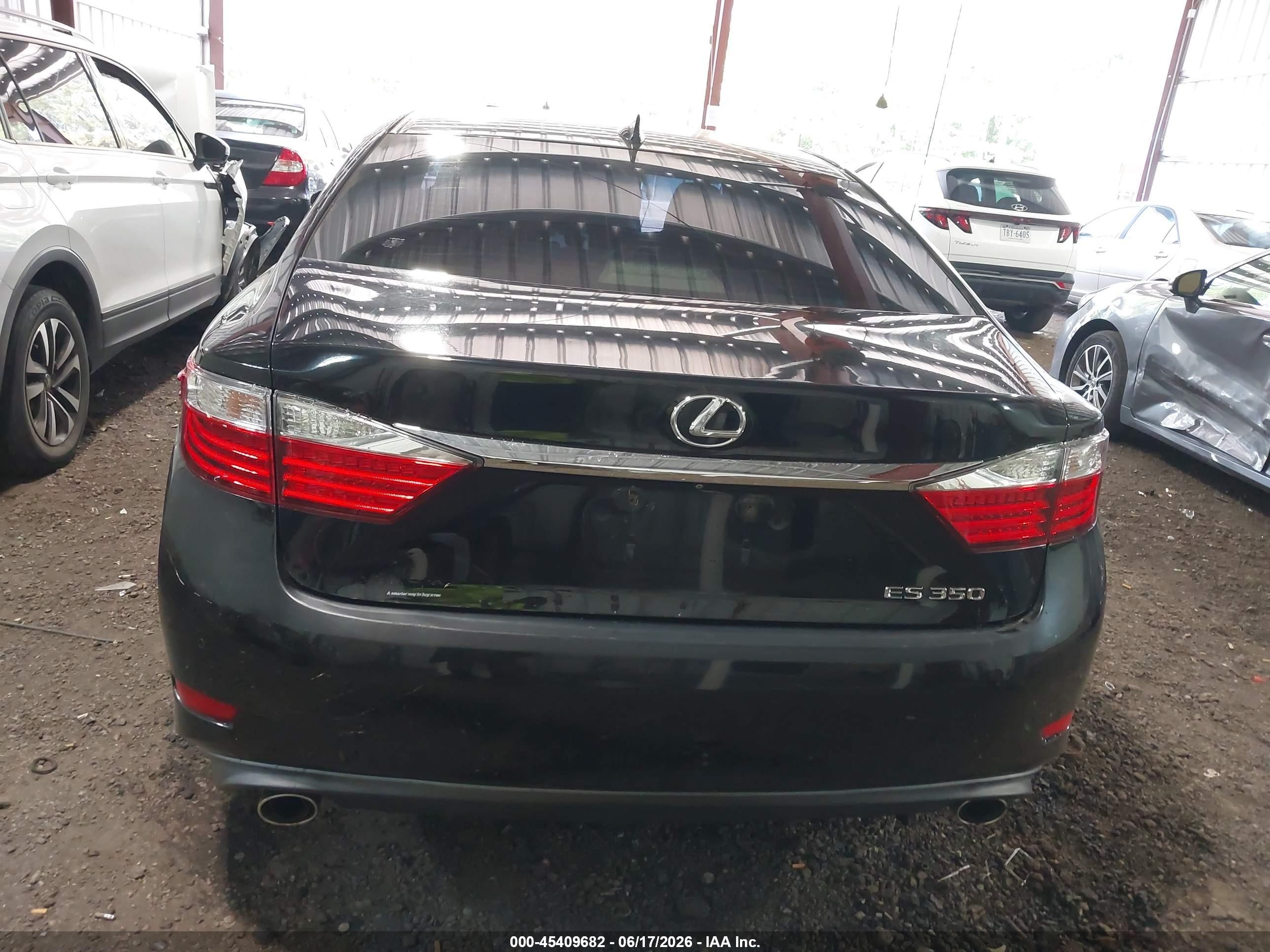 2015 Lexus Es 350   Black vin: JTHBK1GG5F2192720