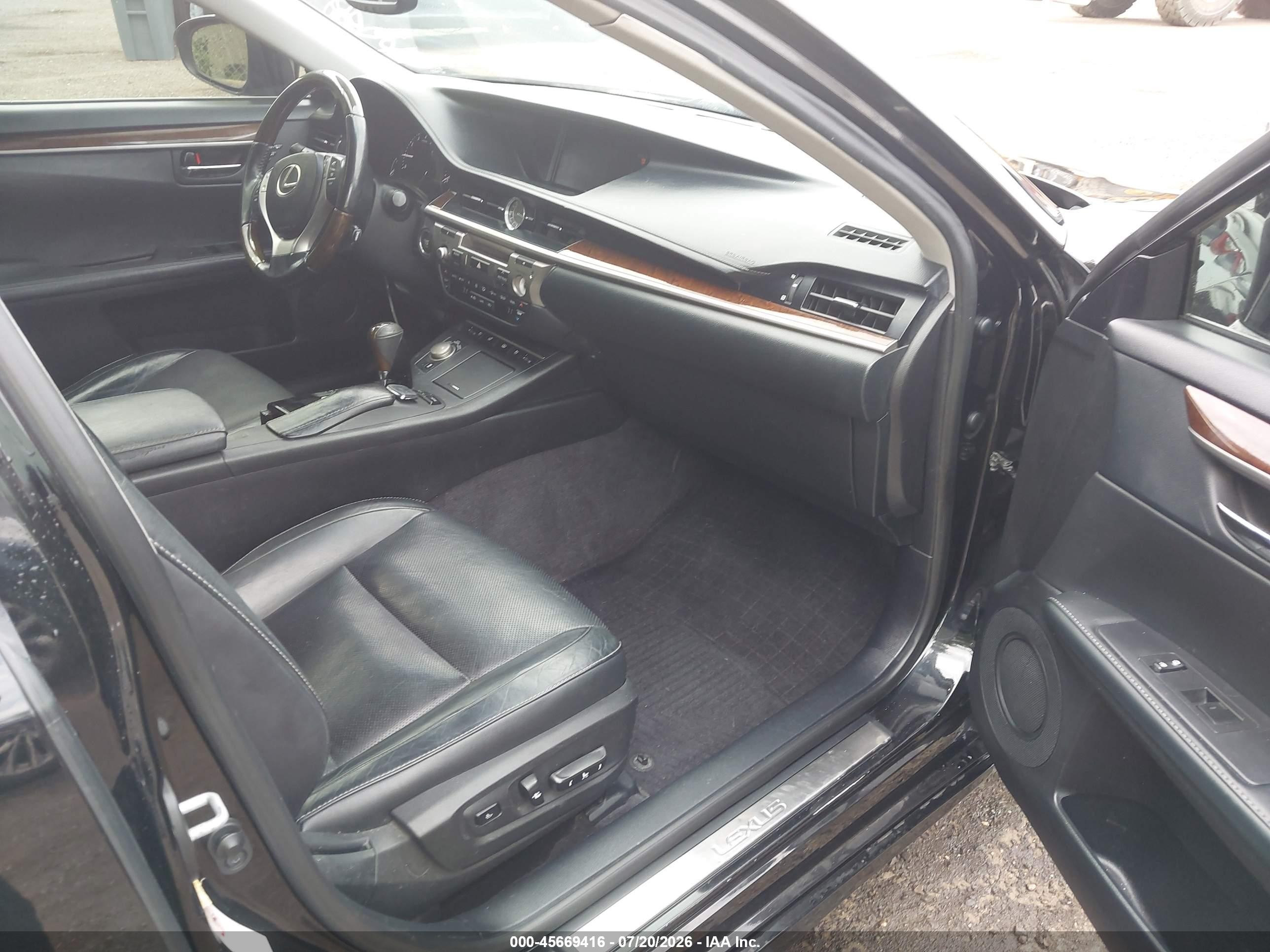 2015 Lexus Es 350   Black vin: JTHBK1GG5F2196850
