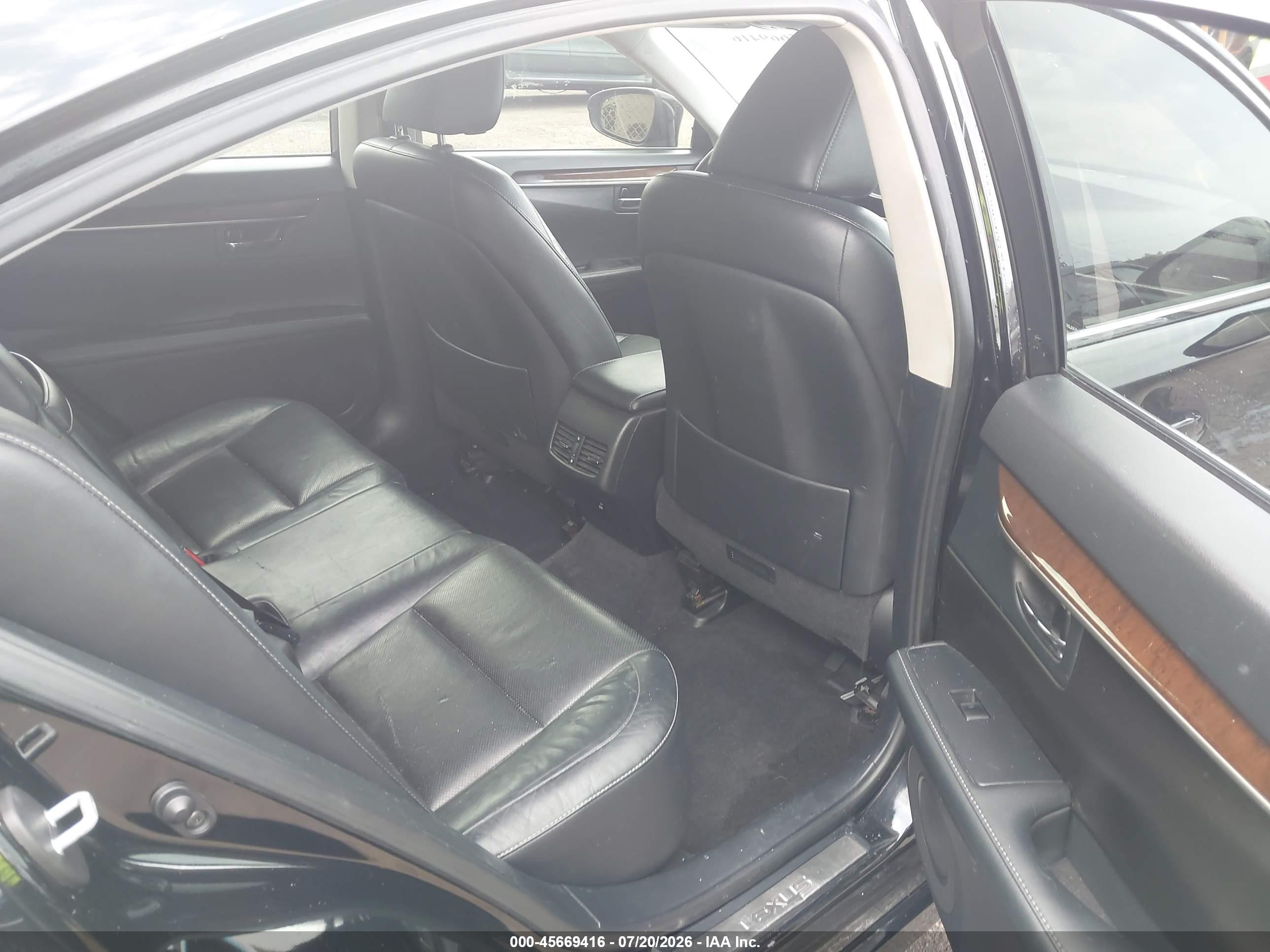 2015 Lexus Es 350   Black vin: JTHBK1GG5F2196850