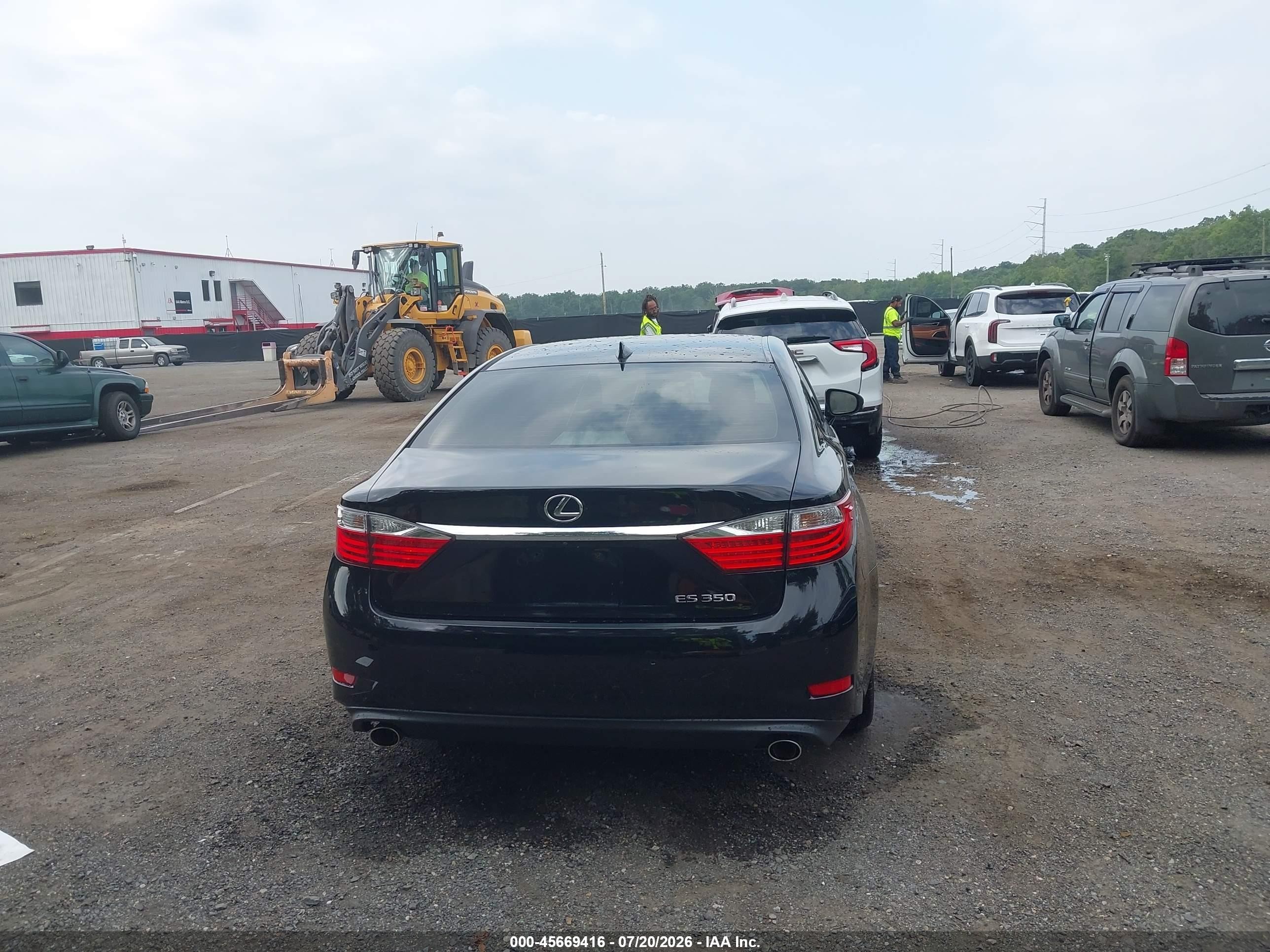 2015 Lexus Es 350   Black vin: JTHBK1GG5F2196850