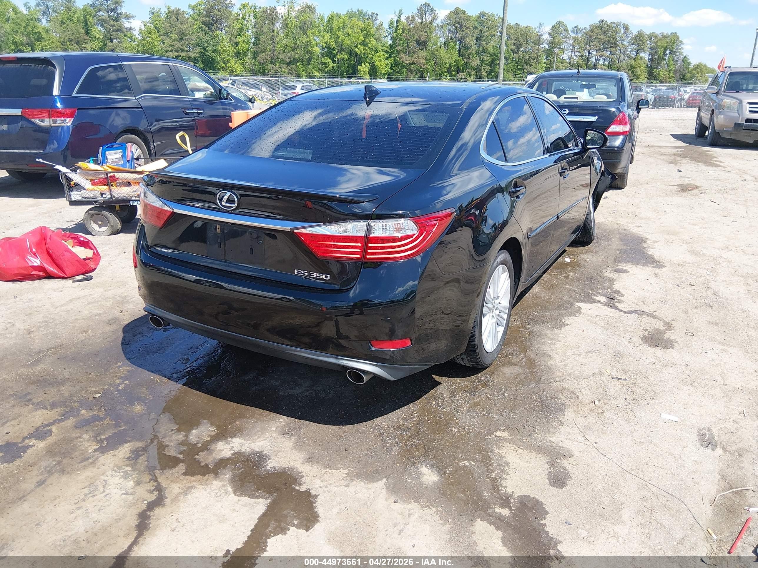 2015 Lexus Es 350 Black vin: JTHBK1GG5F2197626