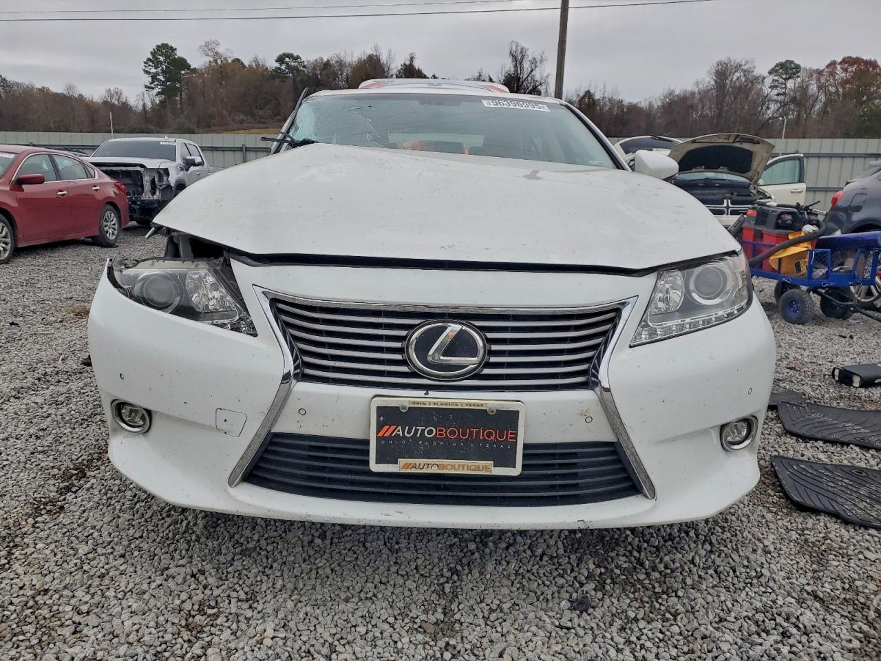 2015 Lexus Es 350 White vin: JTHBK1GG5F2204851