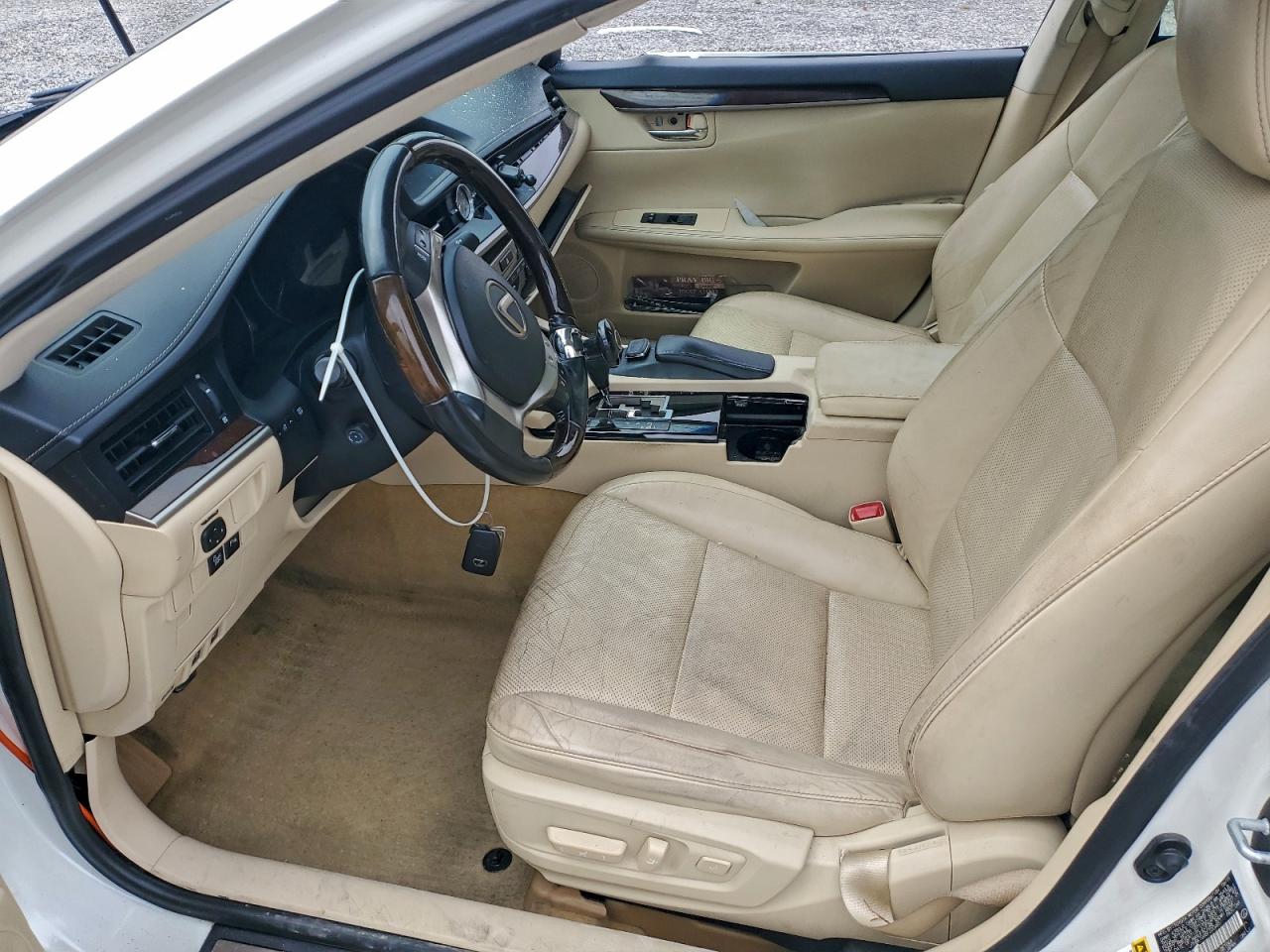 2015 Lexus Es 350 White vin: JTHBK1GG5F2204851