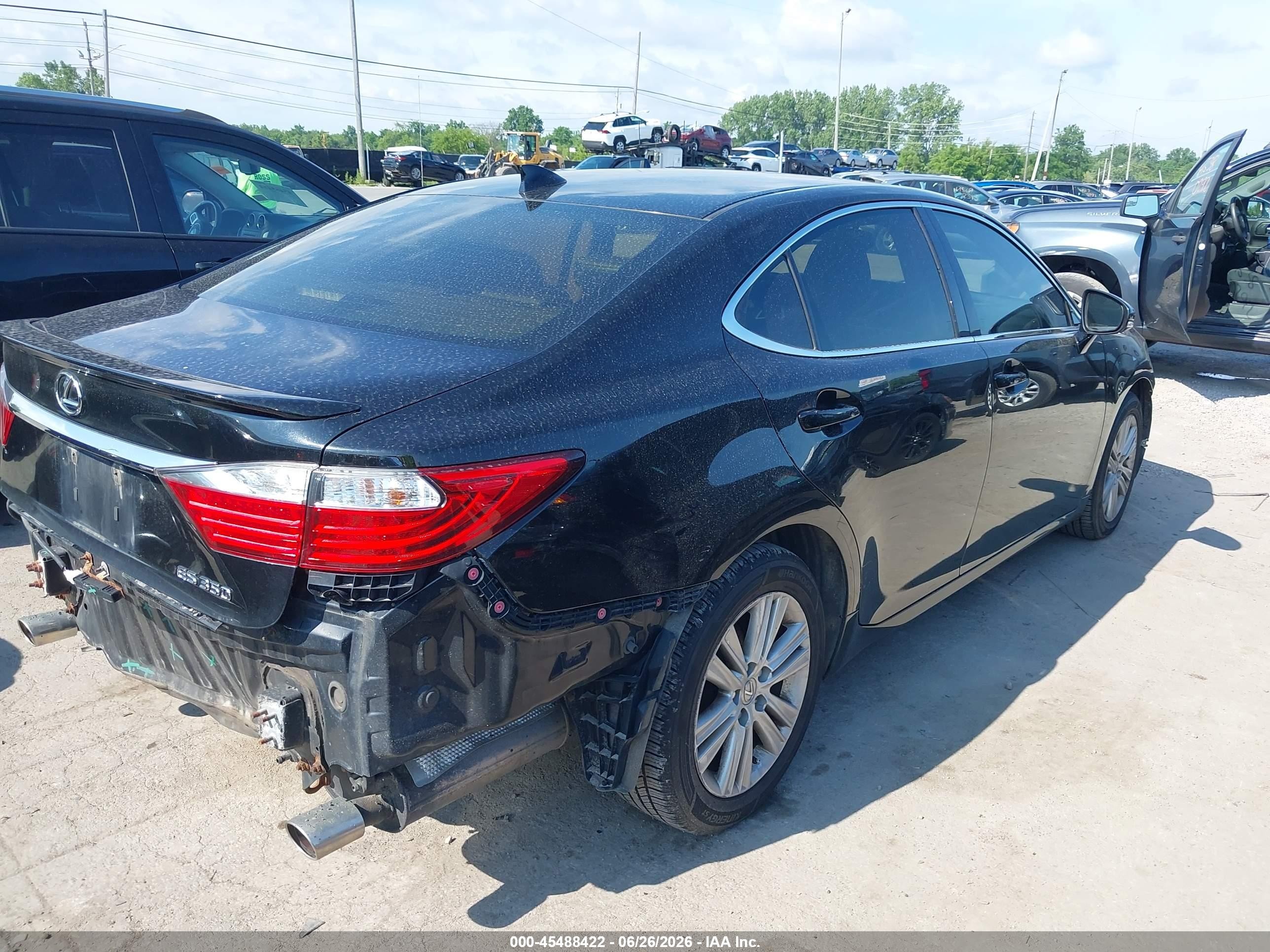 2015 Lexus Es 350   Black vin: JTHBK1GG5F2208205