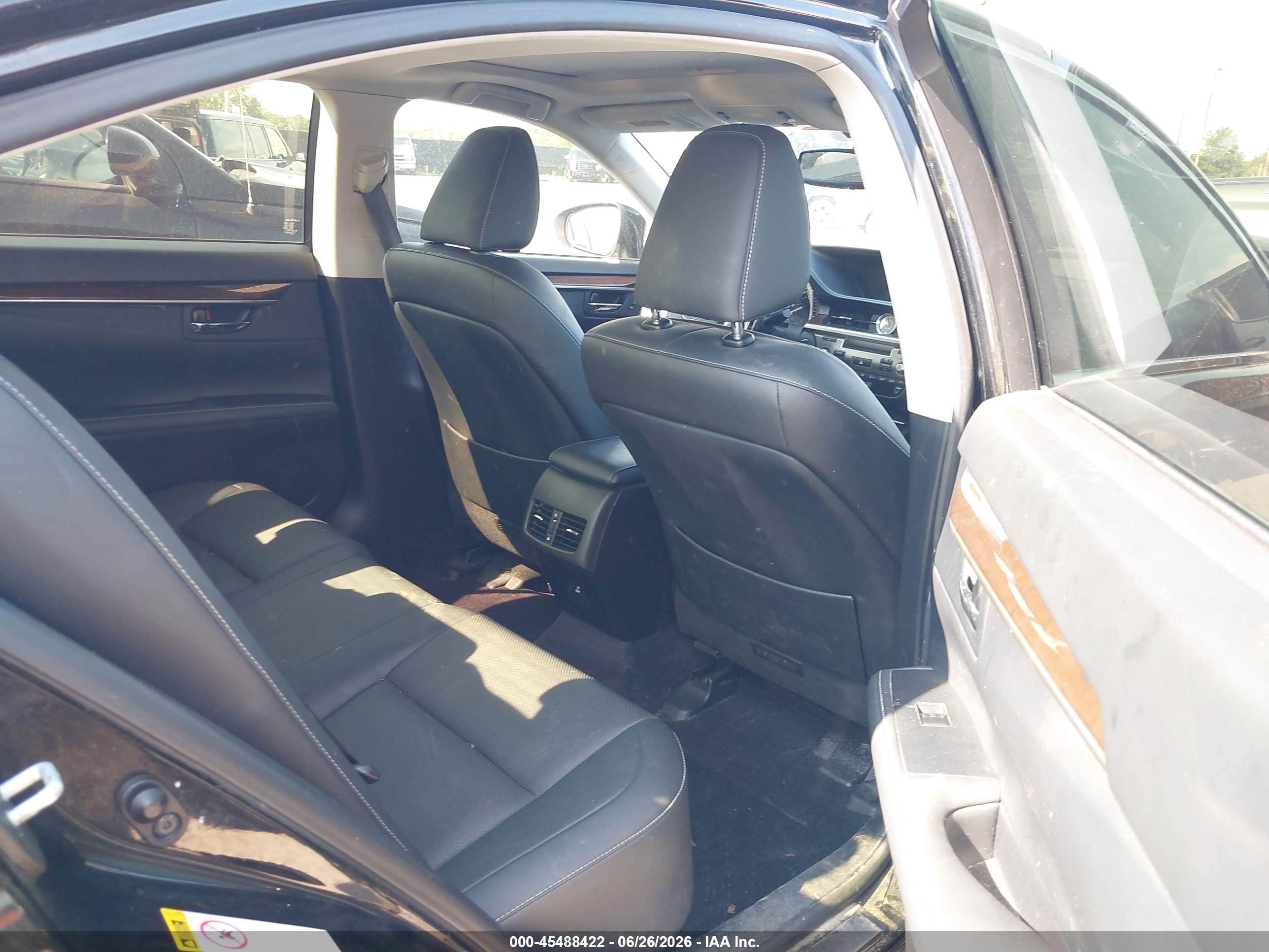 2015 Lexus Es 350   Black vin: JTHBK1GG5F2208205