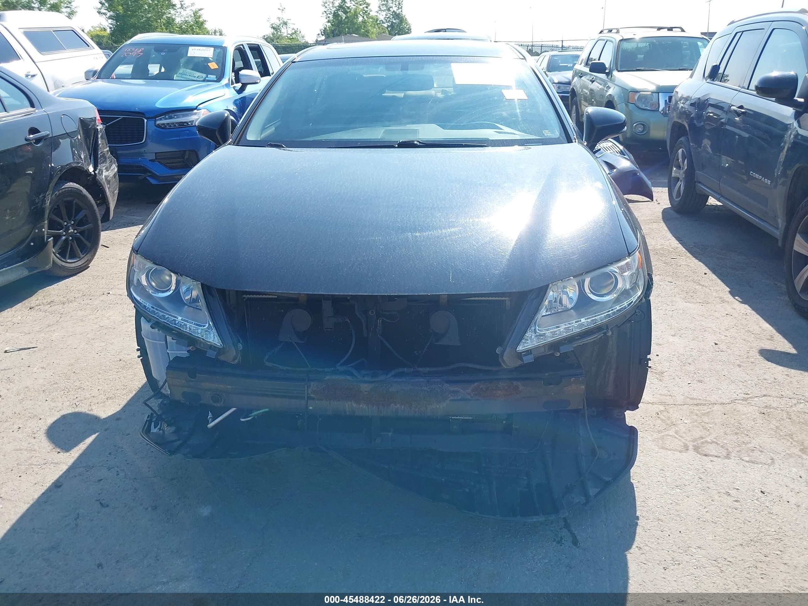 2015 Lexus Es 350   Black vin: JTHBK1GG5F2208205