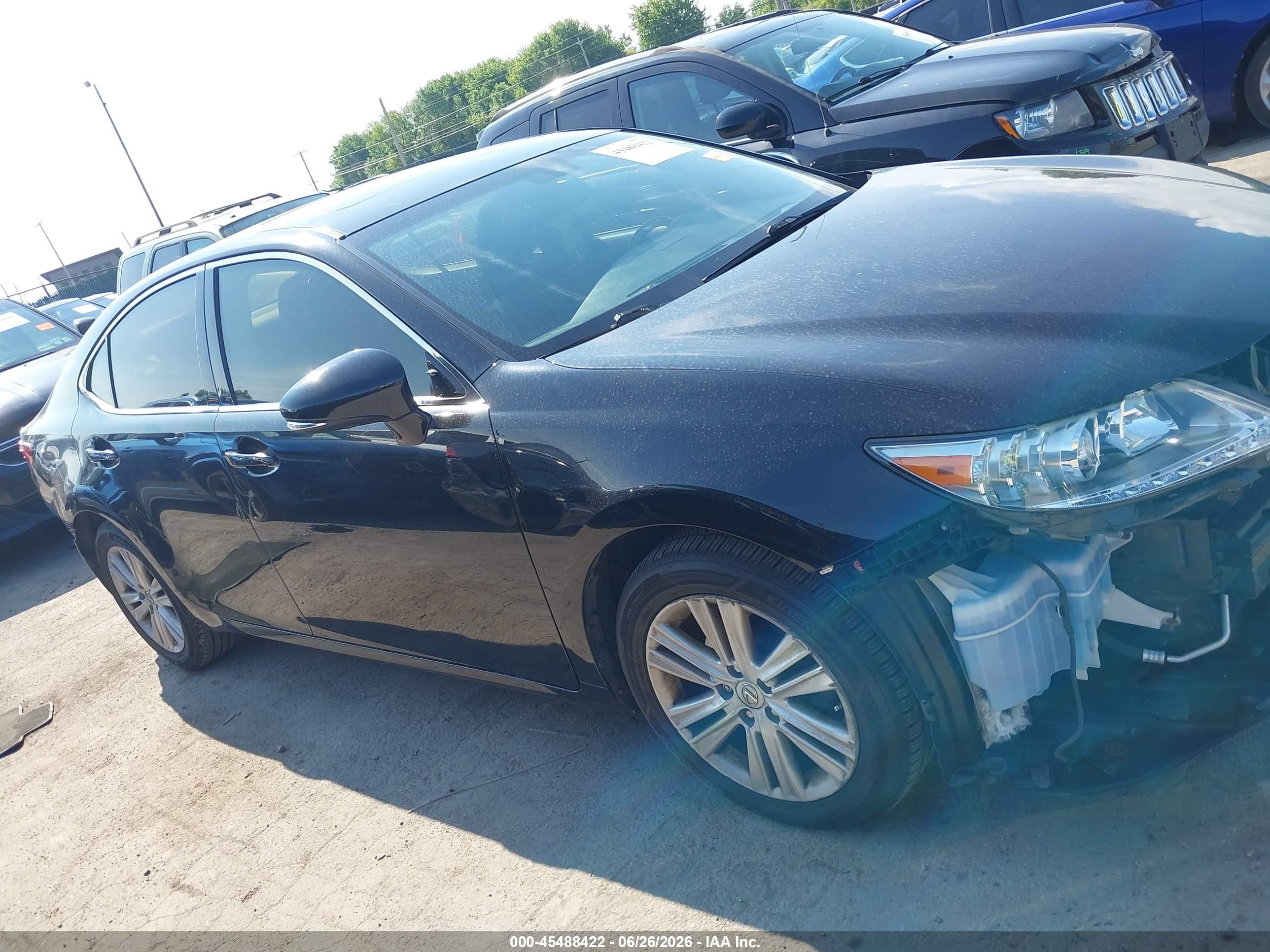 2015 Lexus Es 350   Black vin: JTHBK1GG5F2208205
