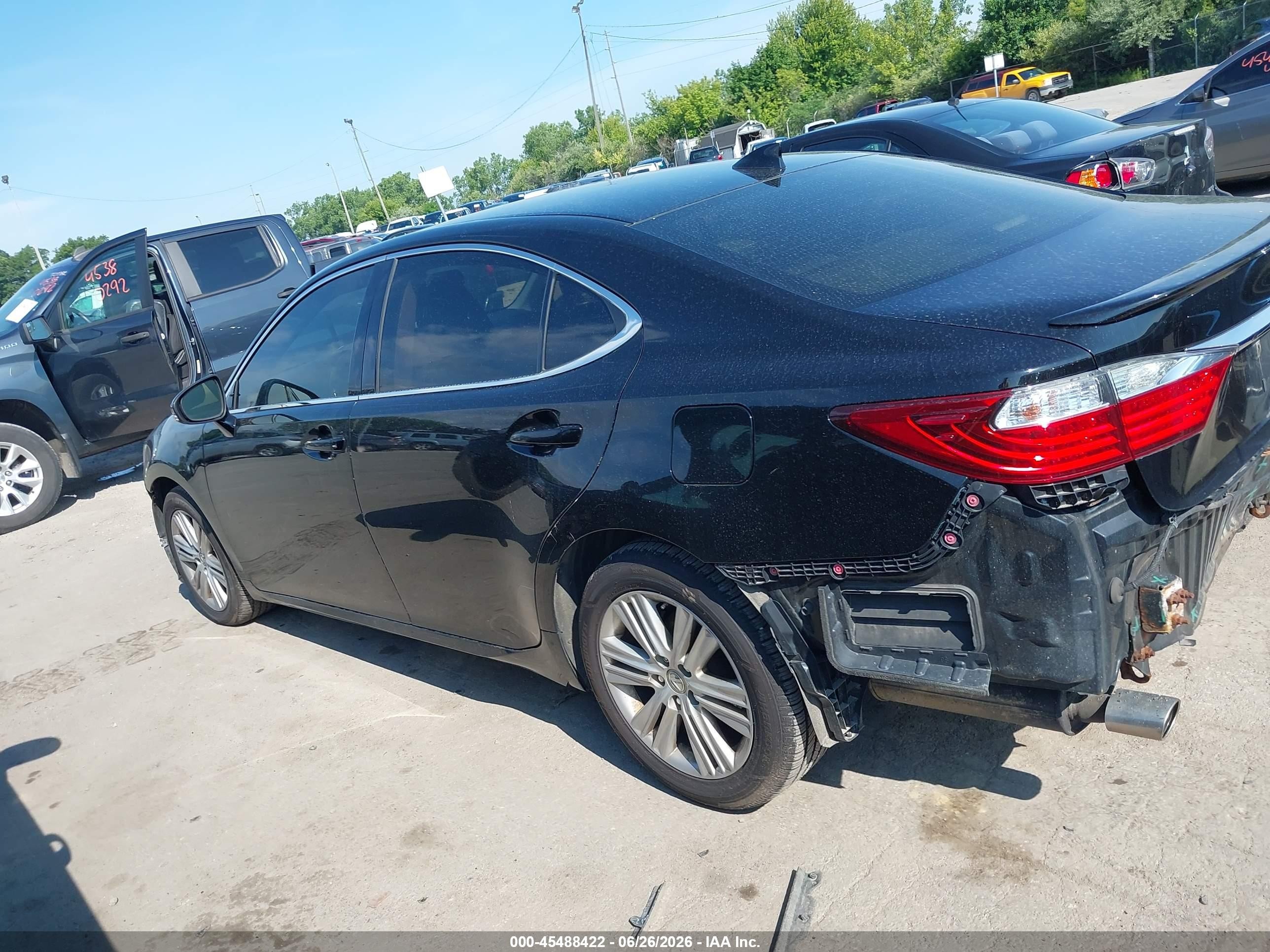 2015 Lexus Es 350   Black vin: JTHBK1GG5F2208205