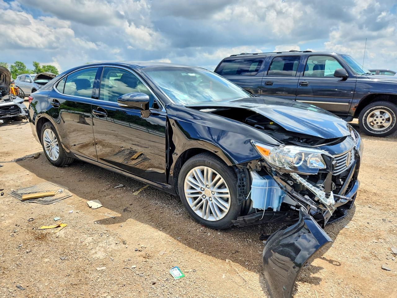2015 Lexus Es 350 Black vin: JTHBK1GG5F2208303