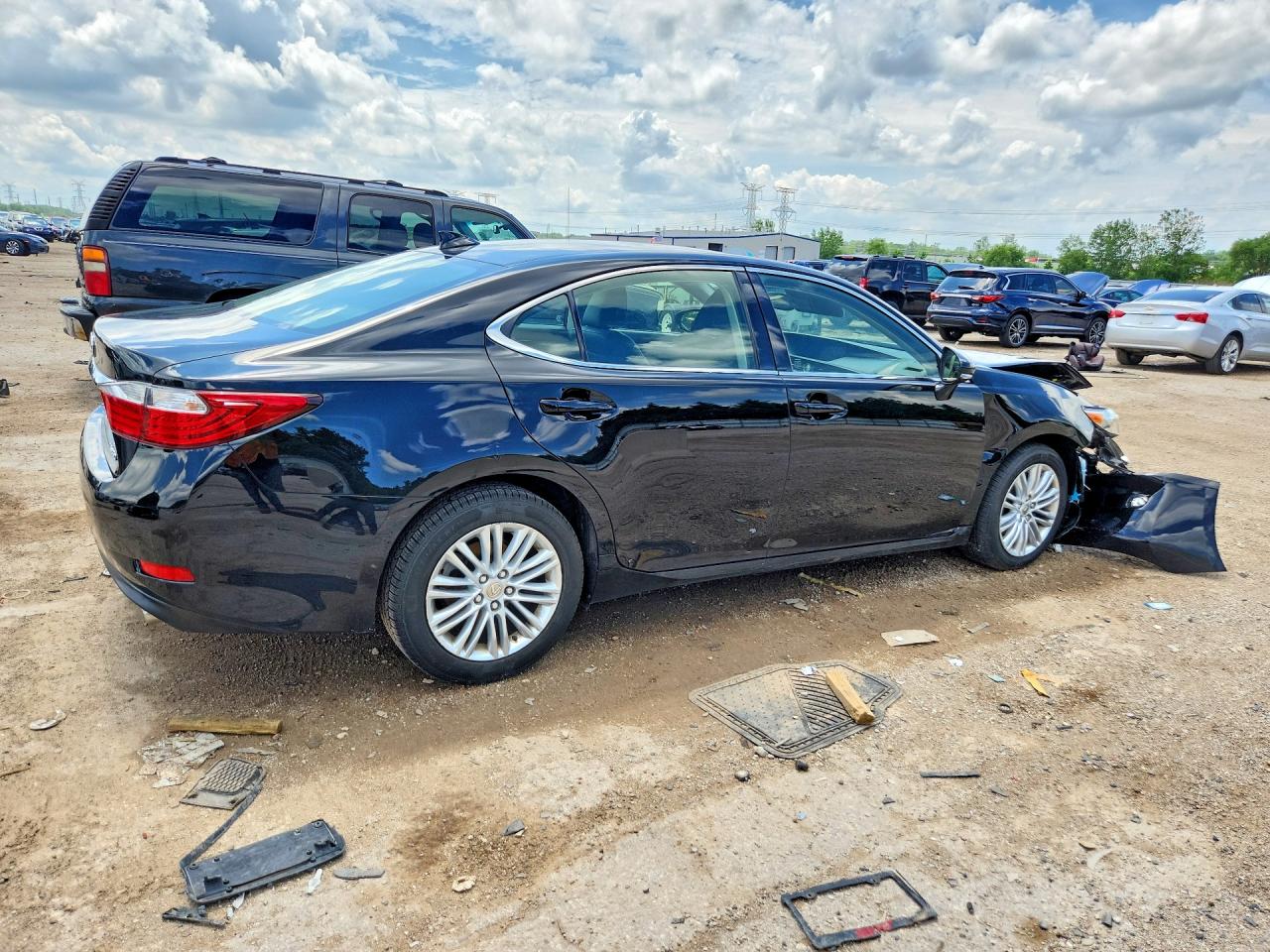 2015 Lexus Es 350 Black vin: JTHBK1GG5F2208303