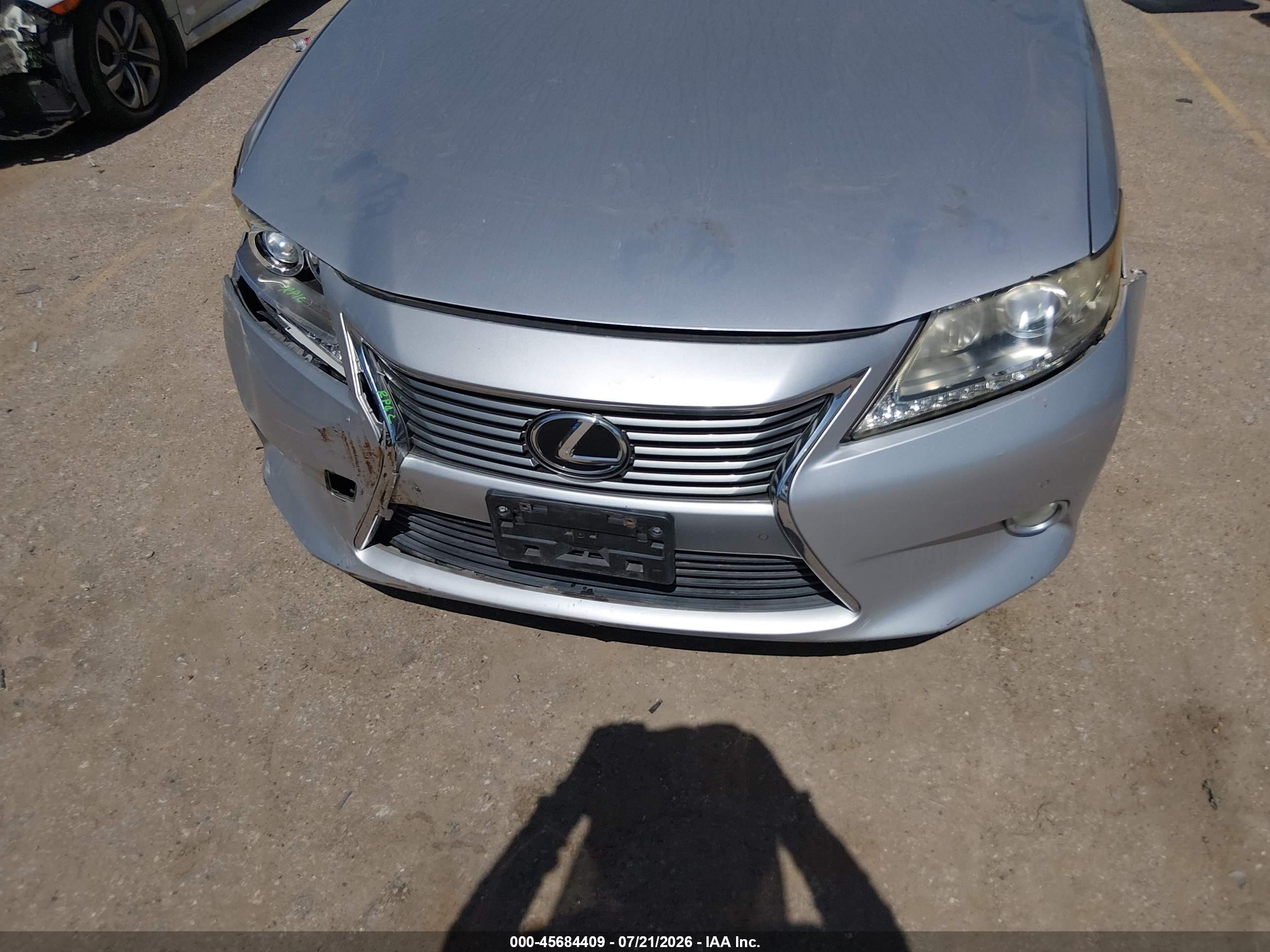 2015 Lexus Es 350   Silver vin: JTHBK1GG5F2210150