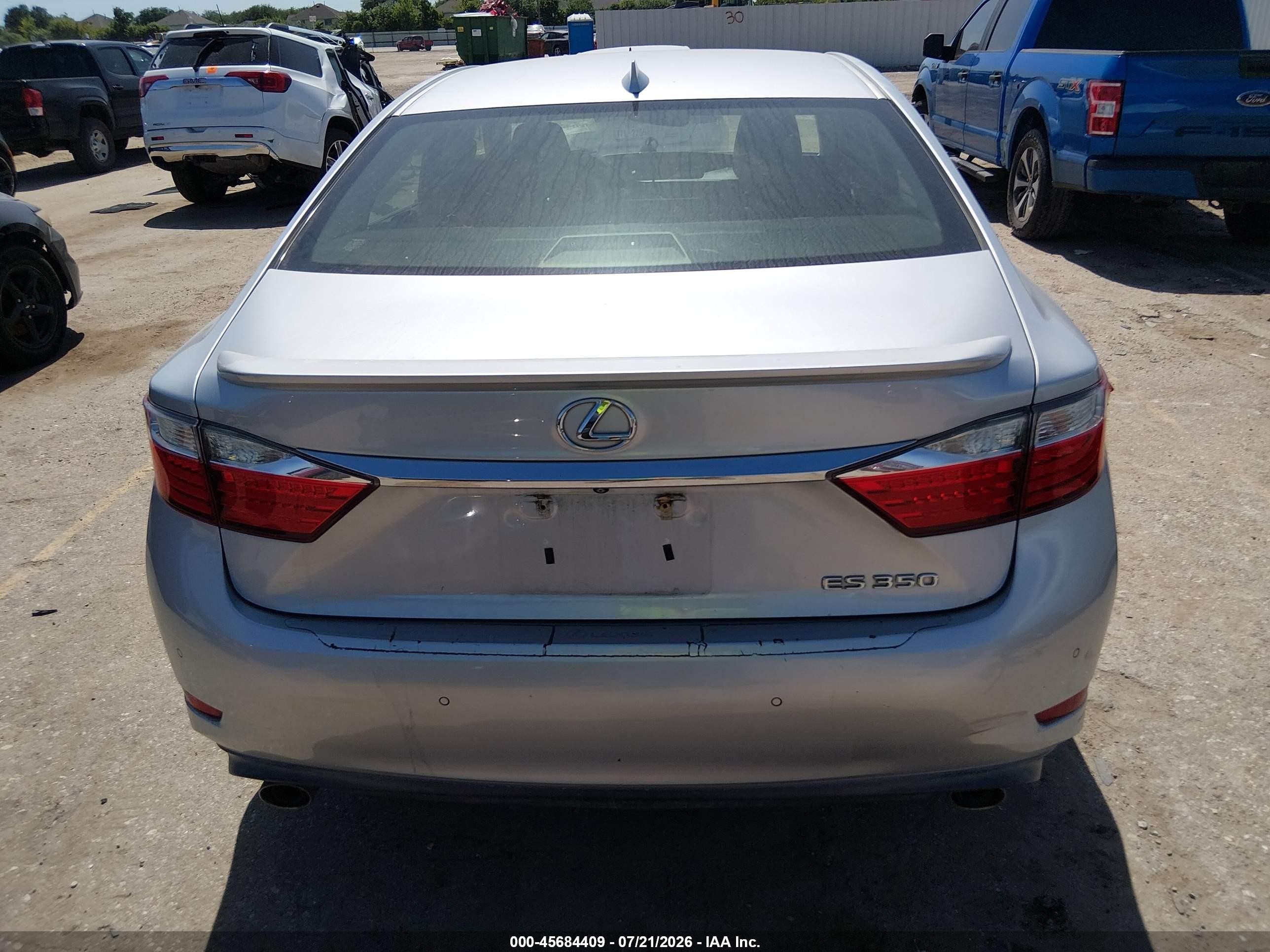 2015 Lexus Es 350   Silver vin: JTHBK1GG5F2210150
