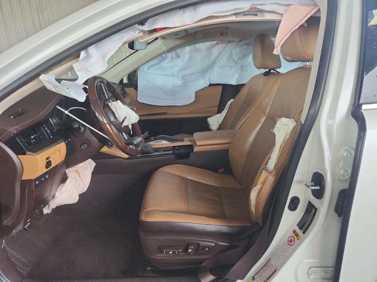 2016 Lexus Es 350 White vin: JTHBK1GG5G2228231 Damage: Airbag - Front Left, Deployed, Replacement Required