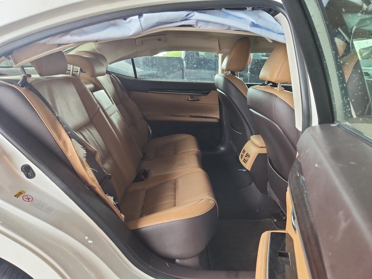 2016 Lexus Es 350 White vin: JTHBK1GG5G2228231 Damage: Side Airbag Rear Right, Deployed, Replacement Required