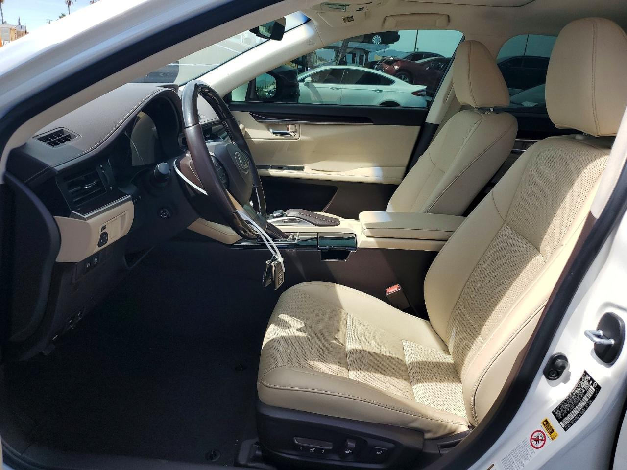 2016 Lexus Es 350 White vin: JTHBK1GG5G2237821