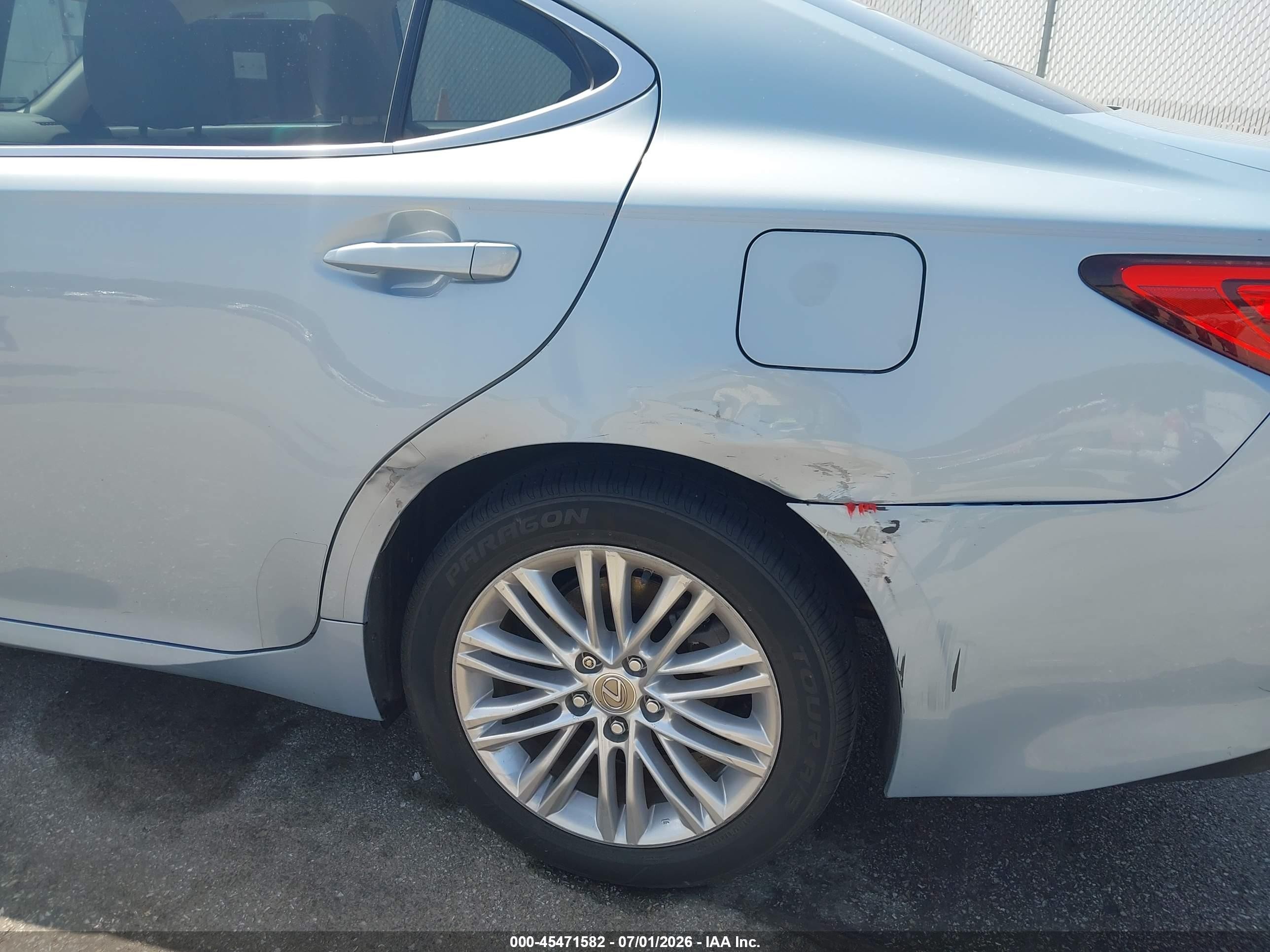2013 Lexus Es 350   Light Blue vin: JTHBK1GG6D2000959