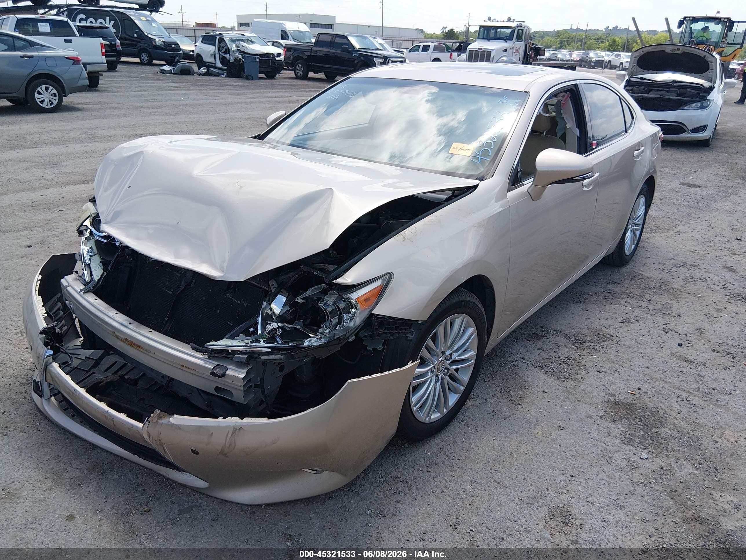 2013 Lexus Es 350   Tan vin: JTHBK1GG6D2001576