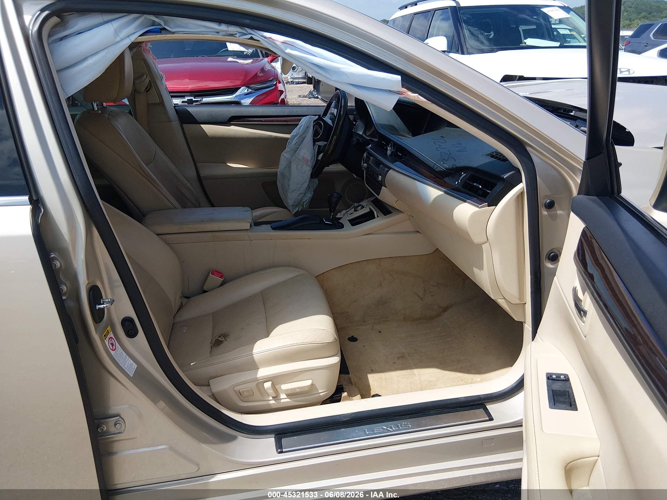 2013 Lexus Es 350   Tan vin: JTHBK1GG6D2001576