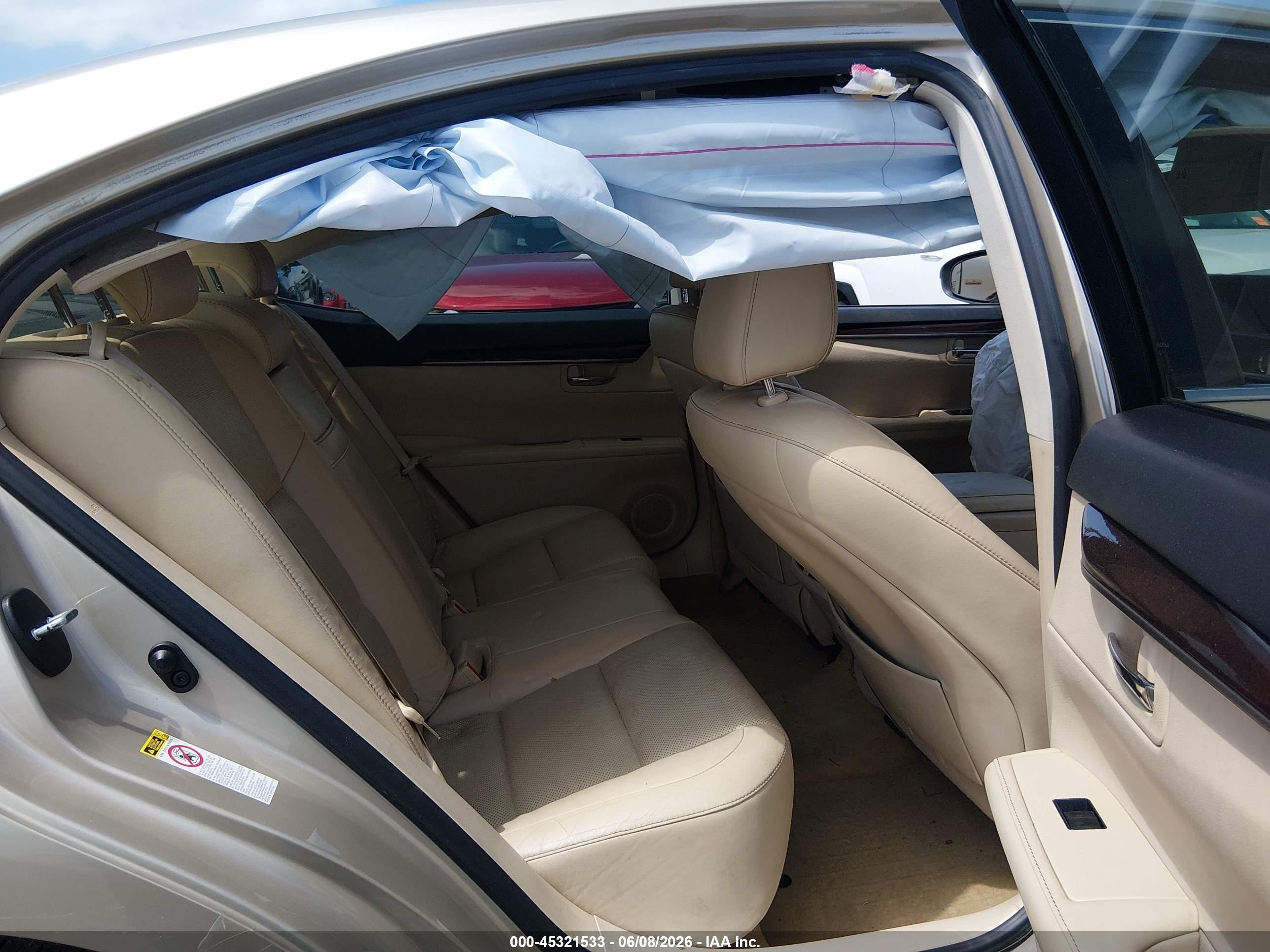 2013 Lexus Es 350   Tan vin: JTHBK1GG6D2001576