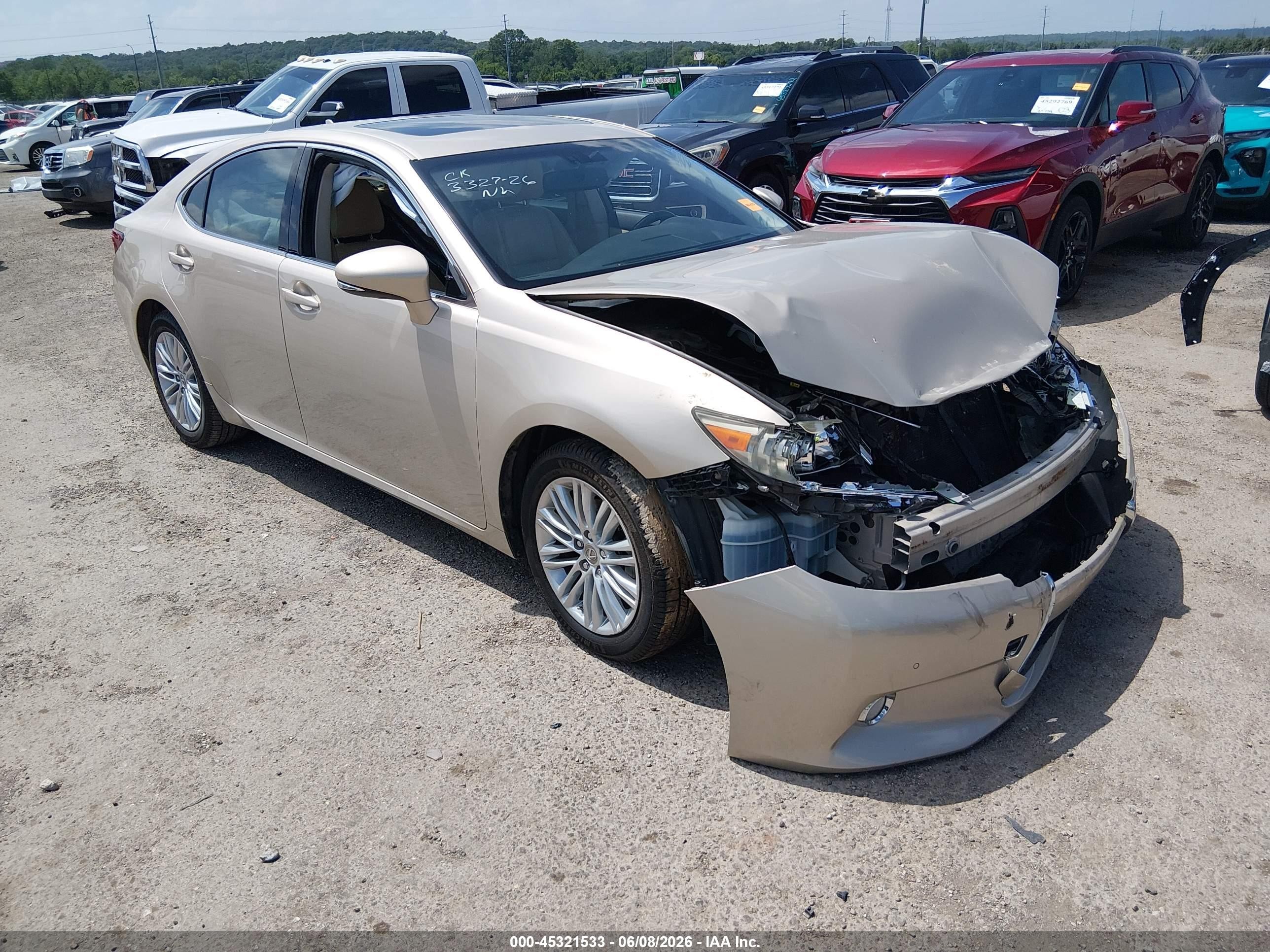 2013 Lexus Es 350   Tan vin: JTHBK1GG6D2001576