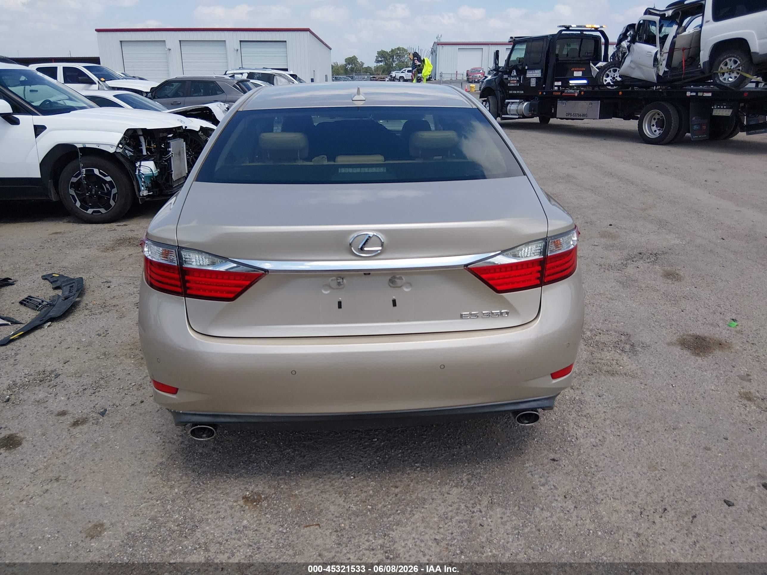 2013 Lexus Es 350   Tan vin: JTHBK1GG6D2001576