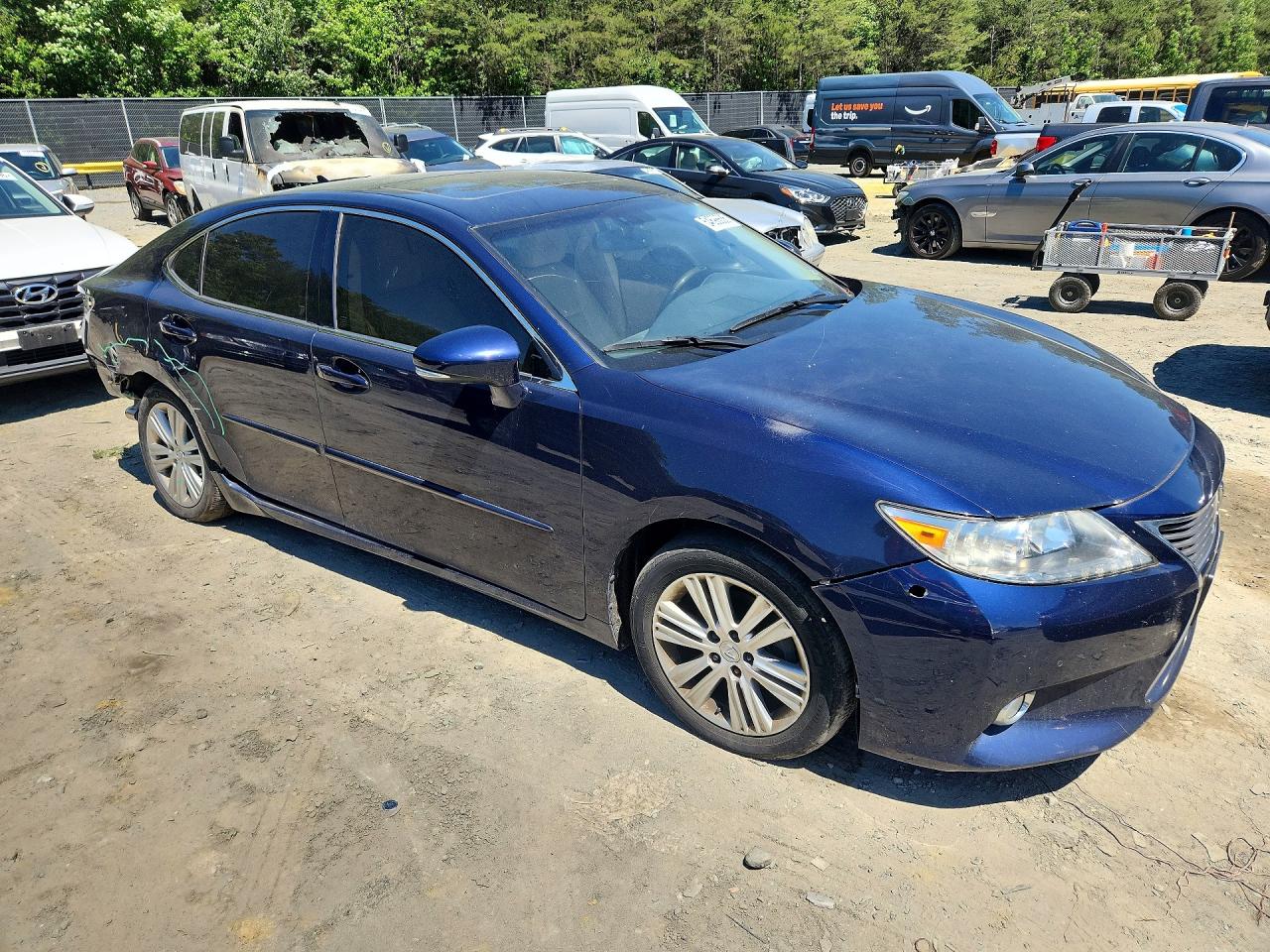 2013 Lexus Es 350 Blue vin: JTHBK1GG6D2006891