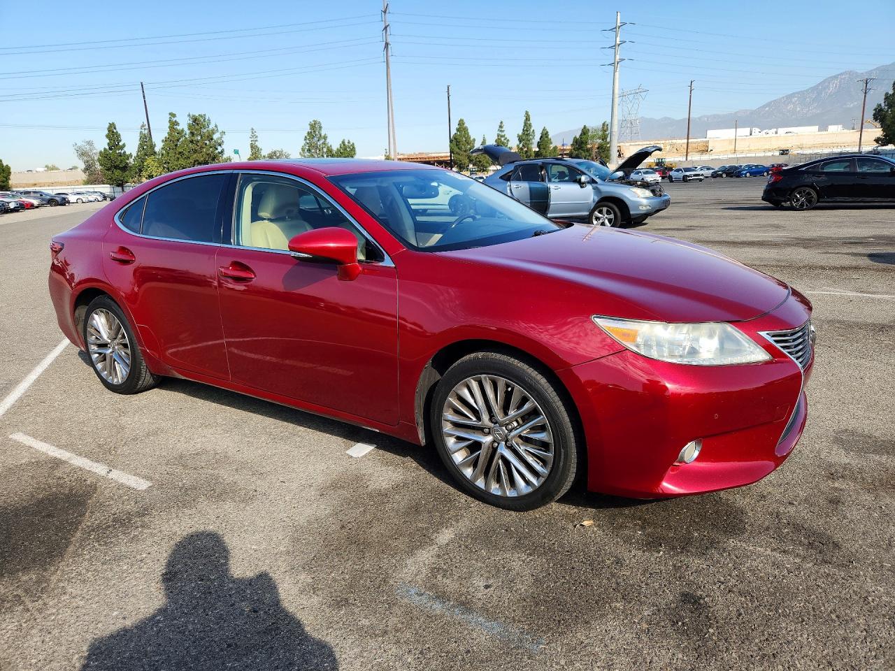 2013 Lexus Es 350 Red vin: JTHBK1GG6D2012982
