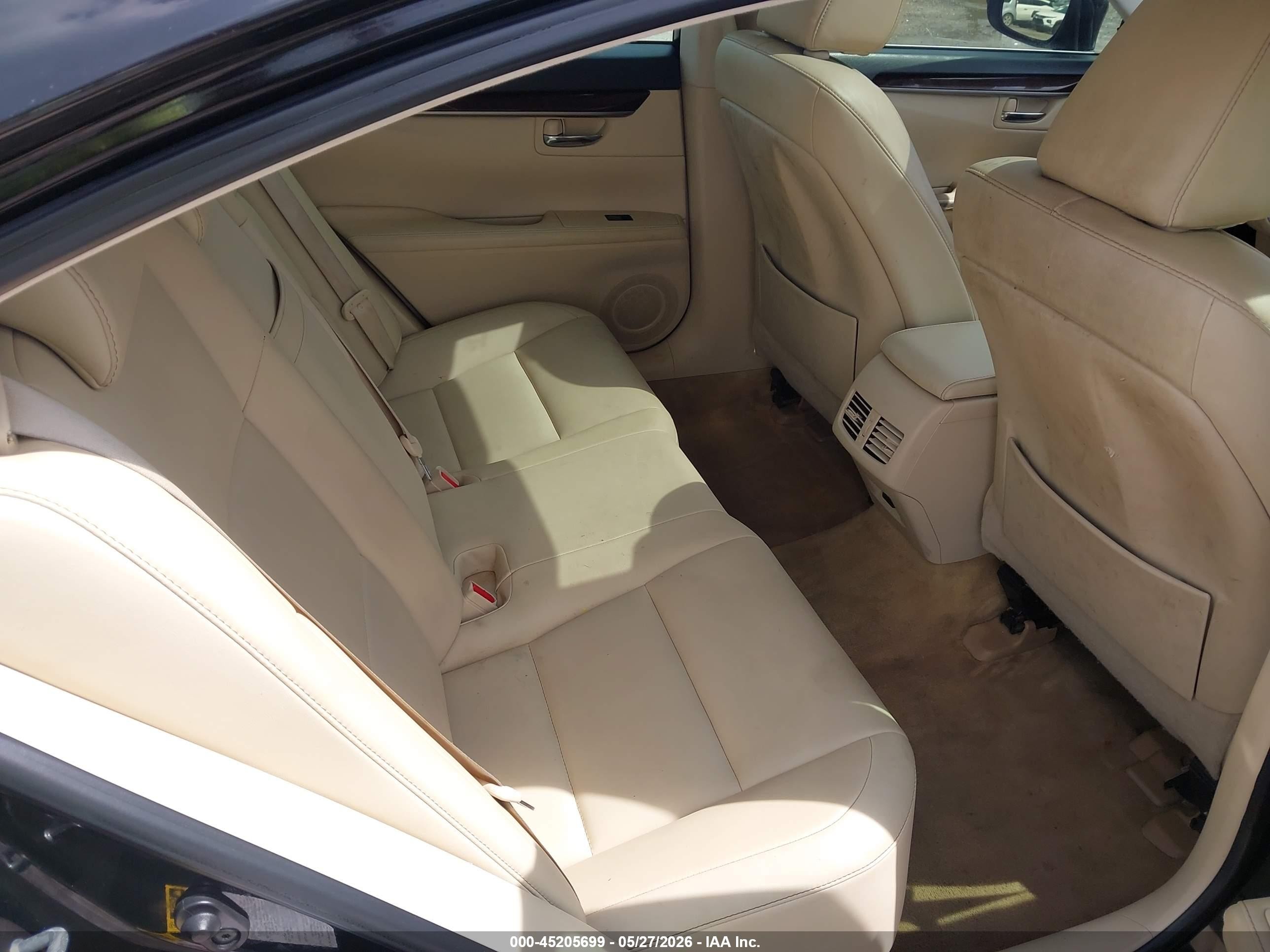 2013 Lexus Es 350   Black vin: JTHBK1GG6D2018121