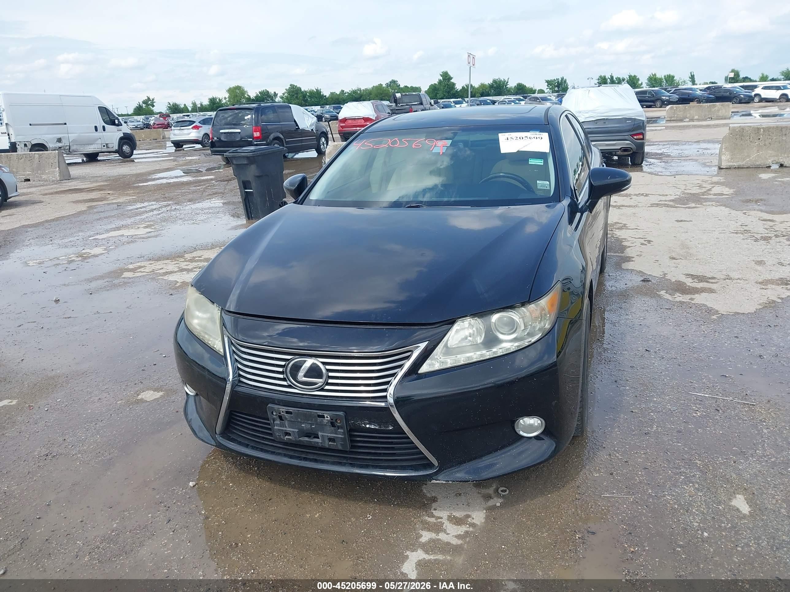 2013 Lexus Es 350   Black vin: JTHBK1GG6D2018121