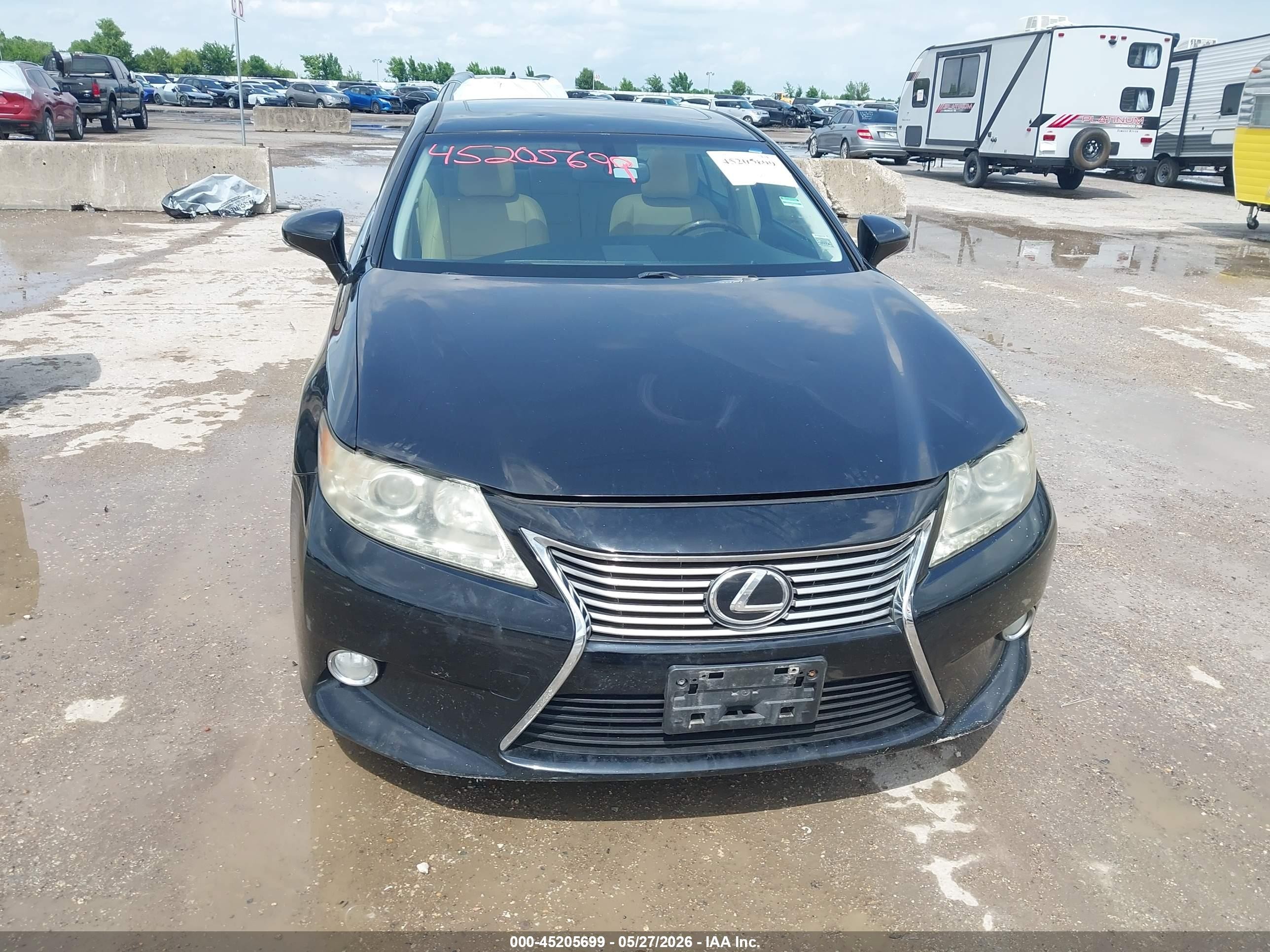 2013 Lexus Es 350   Black vin: JTHBK1GG6D2018121