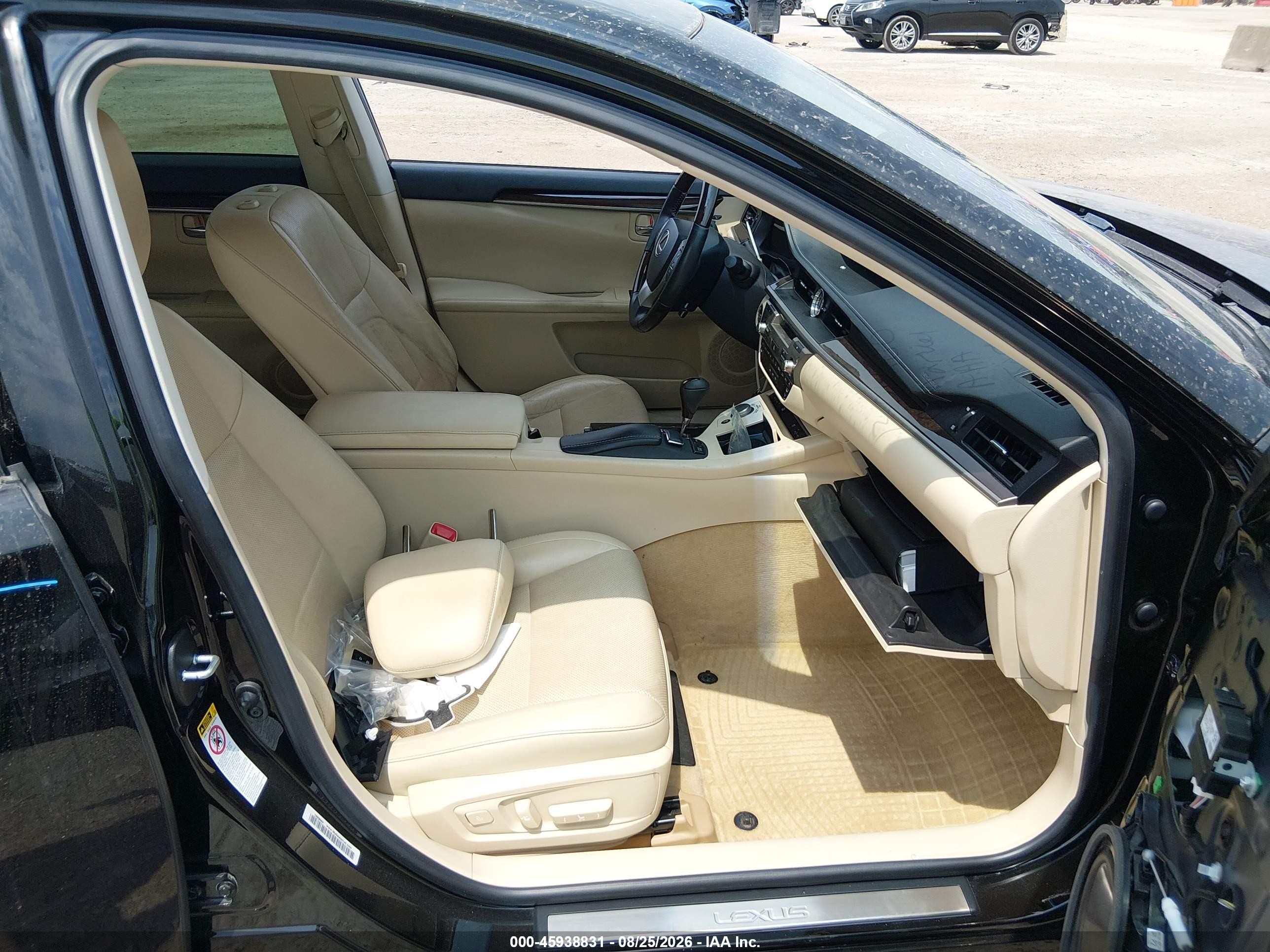 2013 Lexus Es 350 Black vin: JTHBK1GG6D2024307
