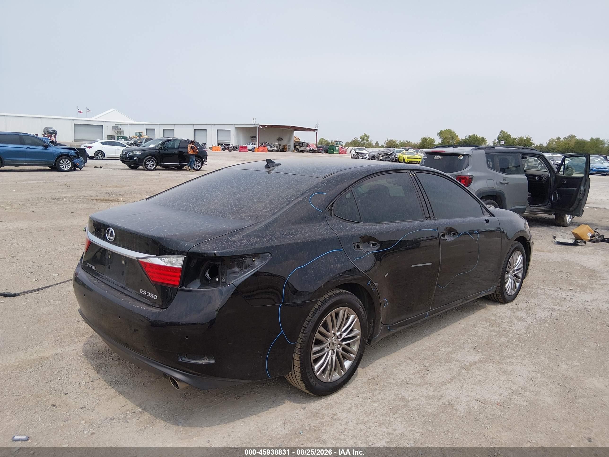 2013 Lexus Es 350 Black vin: JTHBK1GG6D2024307