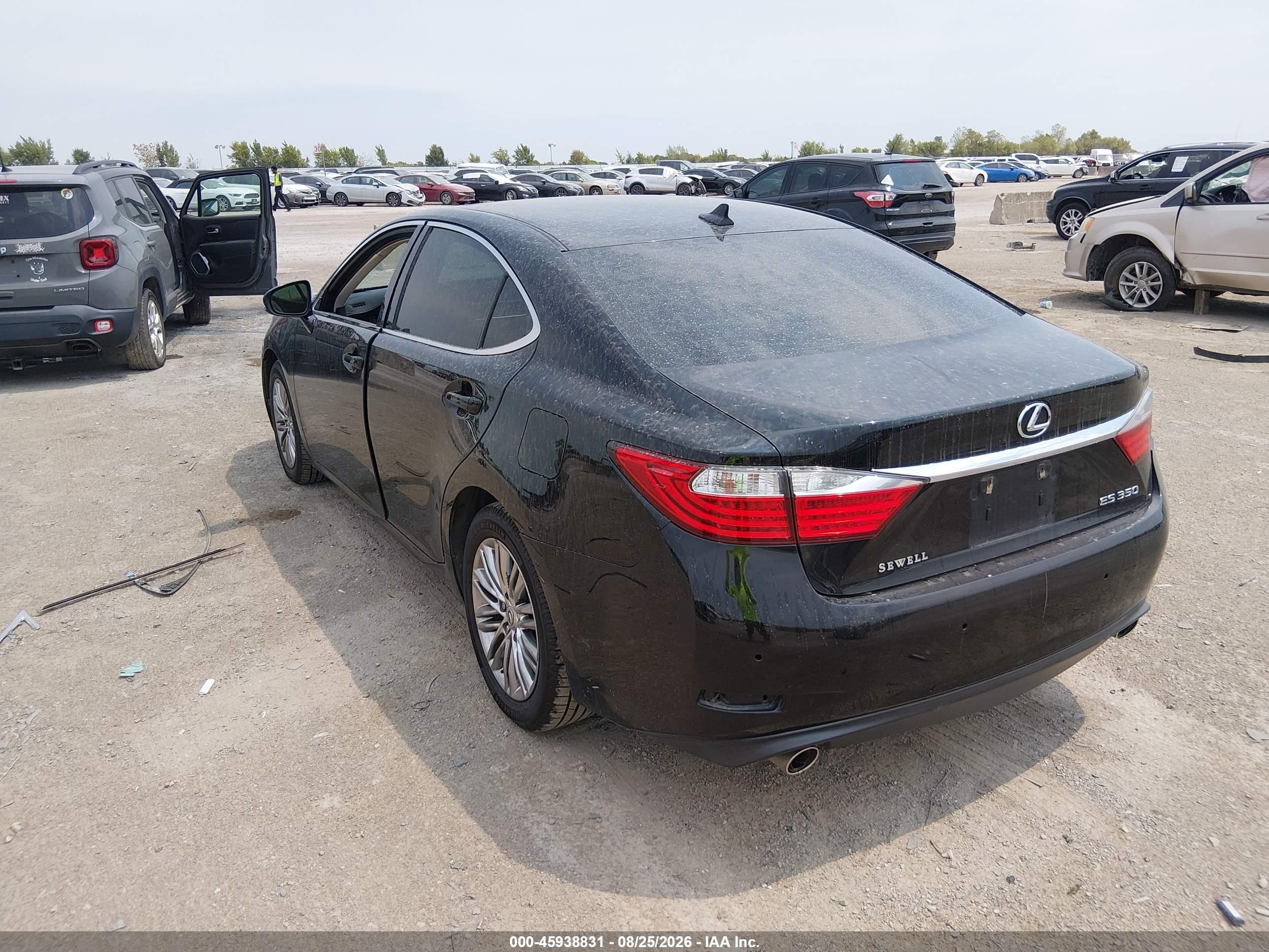 2013 Lexus Es 350 Black vin: JTHBK1GG6D2024307