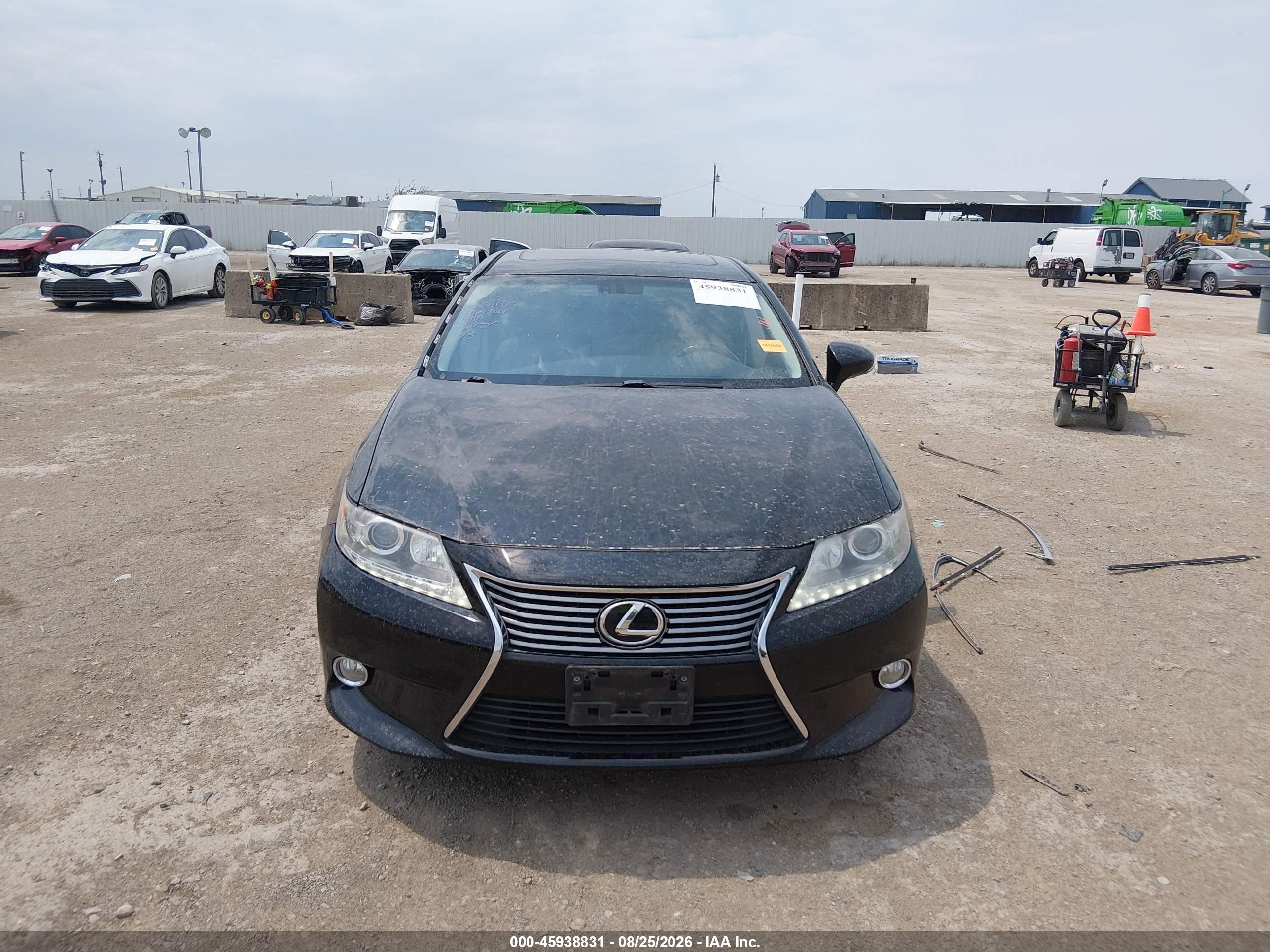 2013 Lexus Es 350 Black vin: JTHBK1GG6D2024307