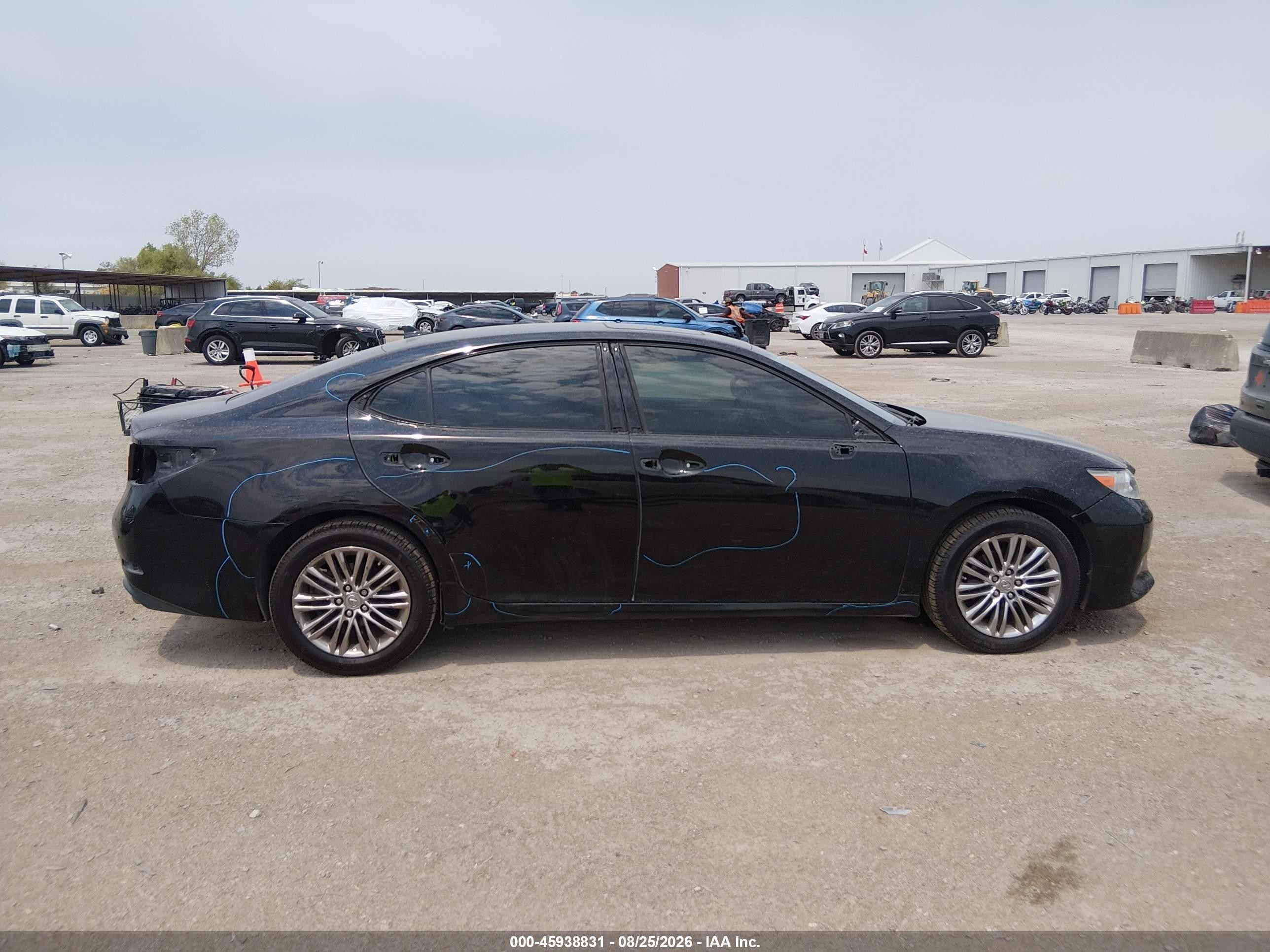 2013 Lexus Es 350 Black vin: JTHBK1GG6D2024307