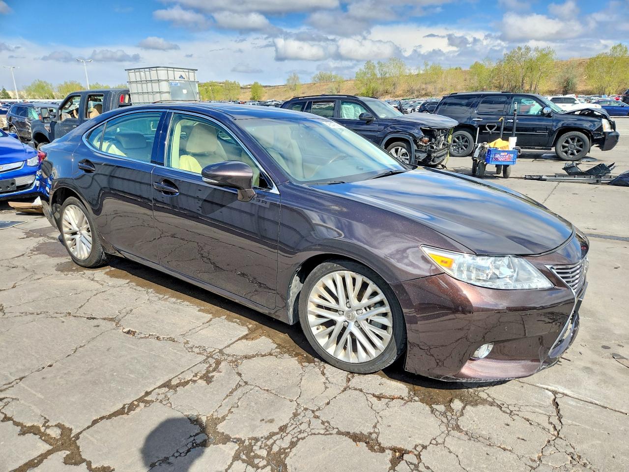 2013 Lexus Es 350 Black vin: JTHBK1GG6D2026042