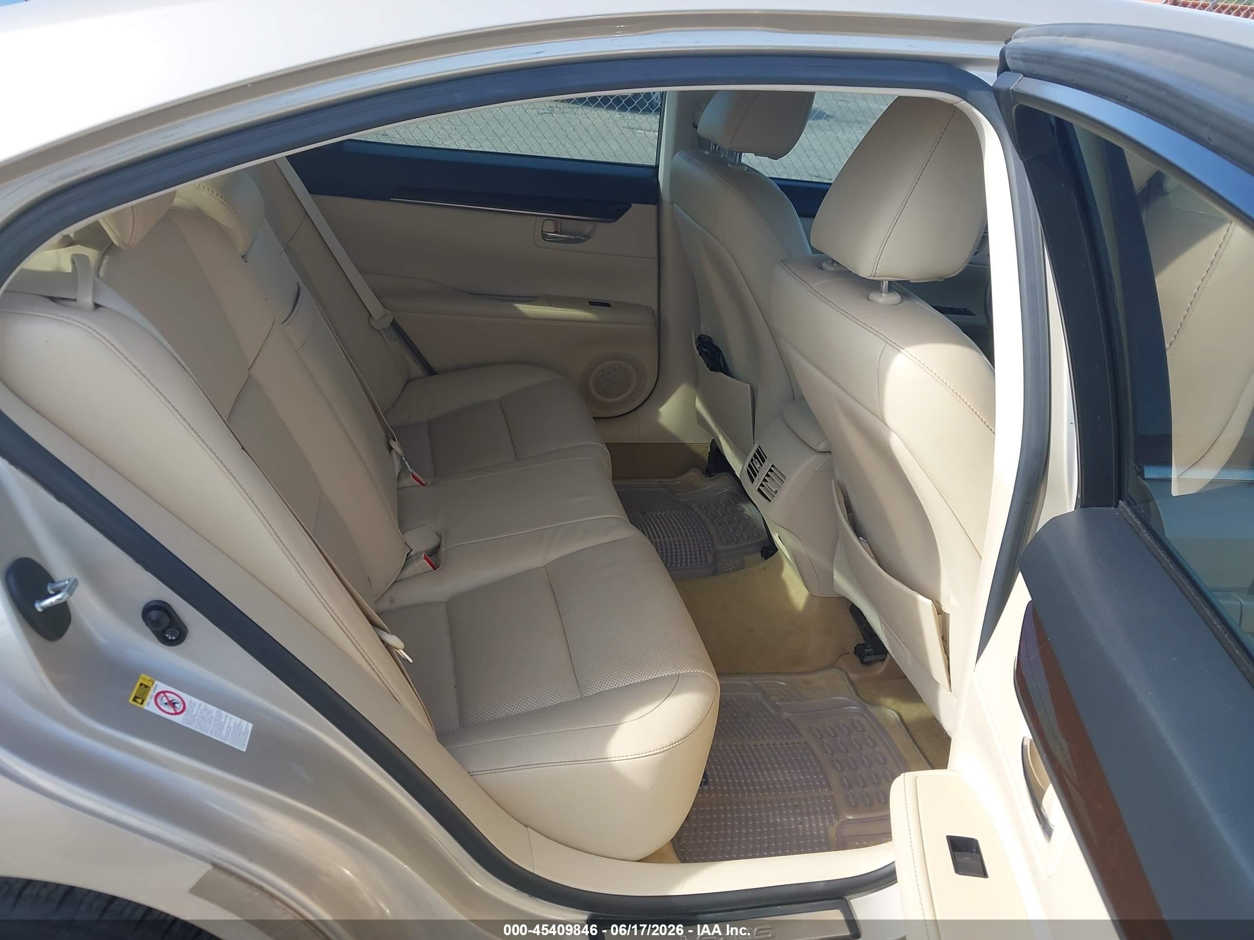 2013 Lexus Es 350 Tan vin: JTHBK1GG6D2046856