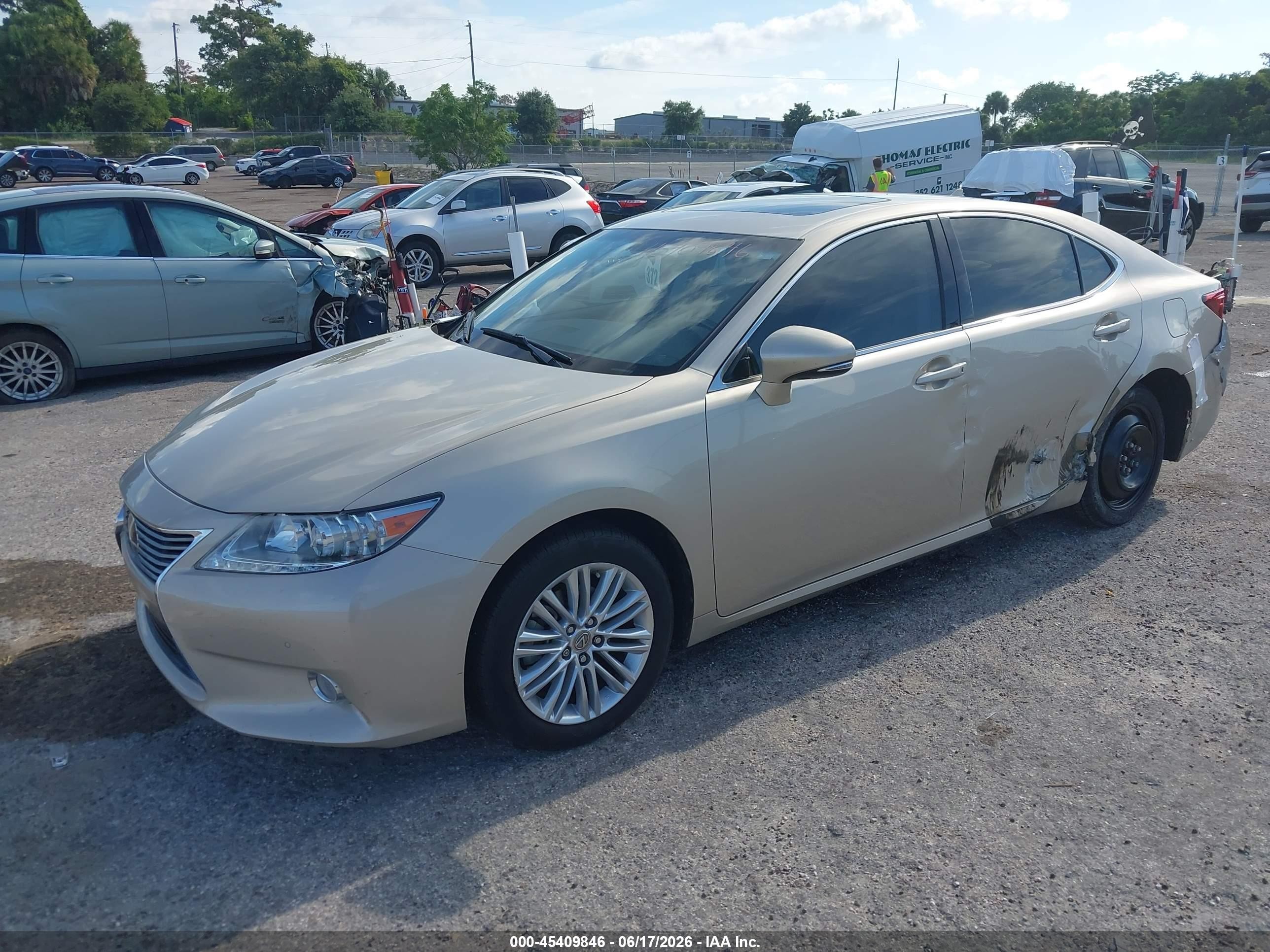 2013 Lexus Es 350 Tan vin: JTHBK1GG6D2046856