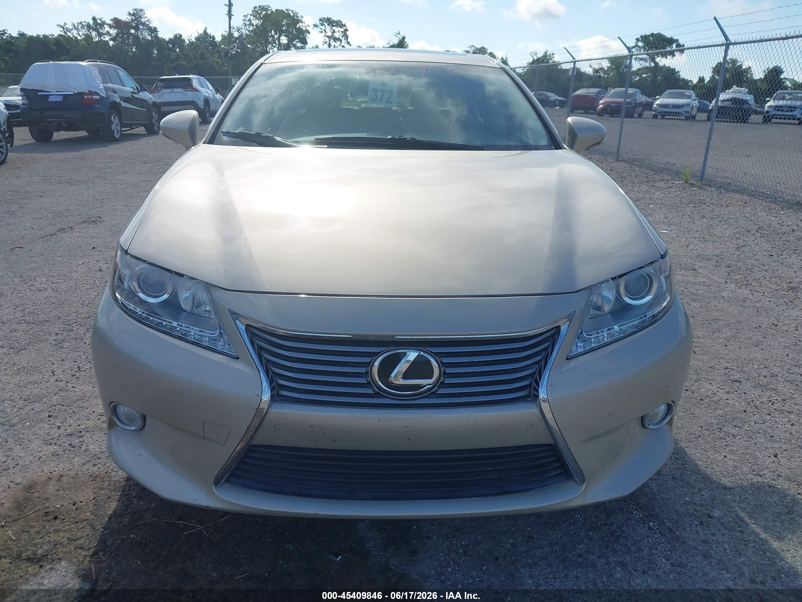 2013 Lexus Es 350 Tan vin: JTHBK1GG6D2046856